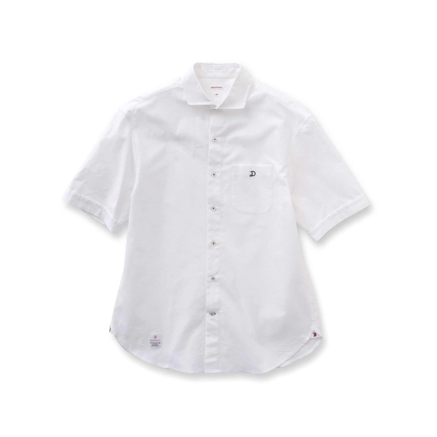 ドレステリア DRESSTERIOR メッシュエアー ハーフスリーブシャツ (ホワイト(001)) ホワイト(001)