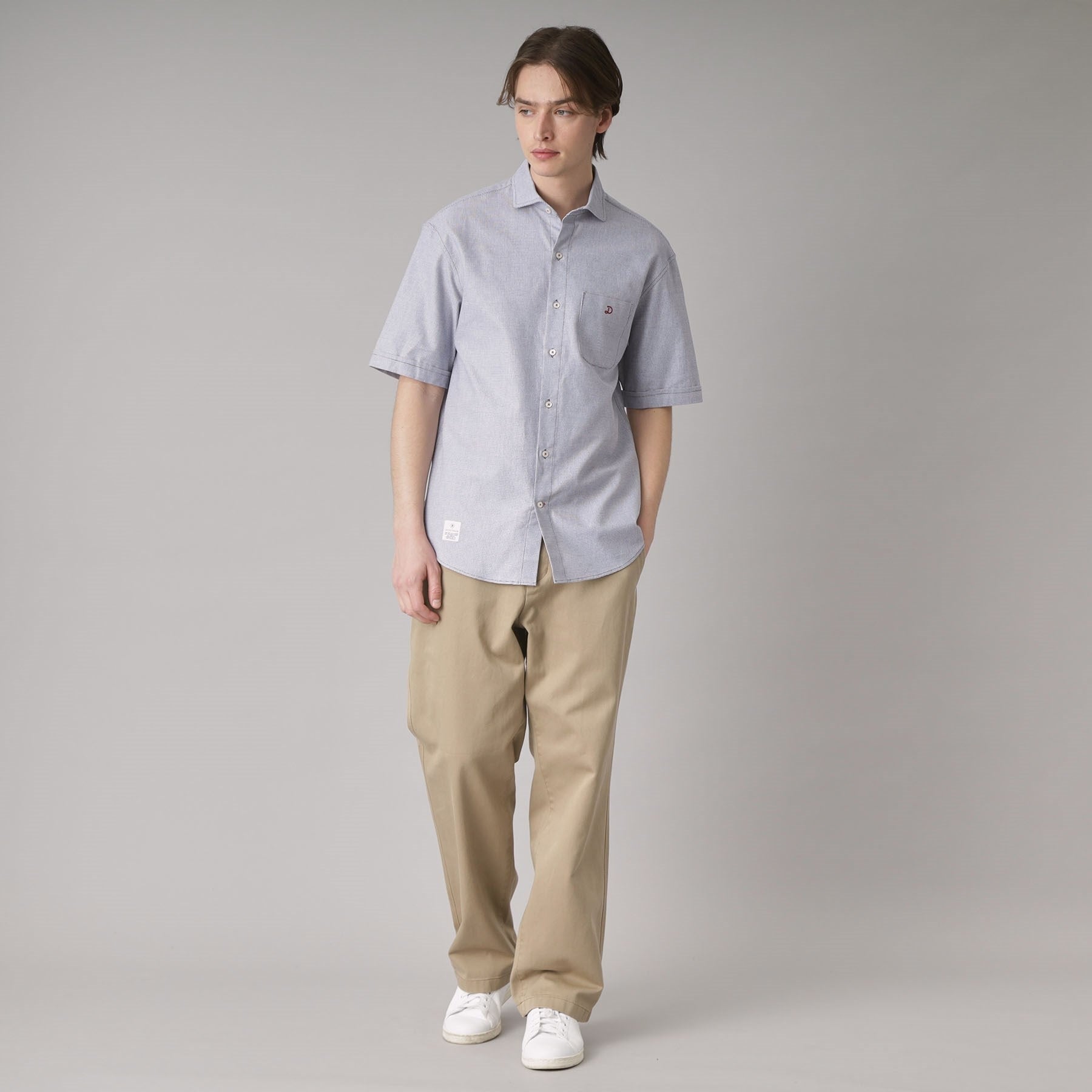 ドレステリア DRESSTERIOR メッシュエアー ハーフスリーブシャツ (ホワイト(001)) ホワイト(001)