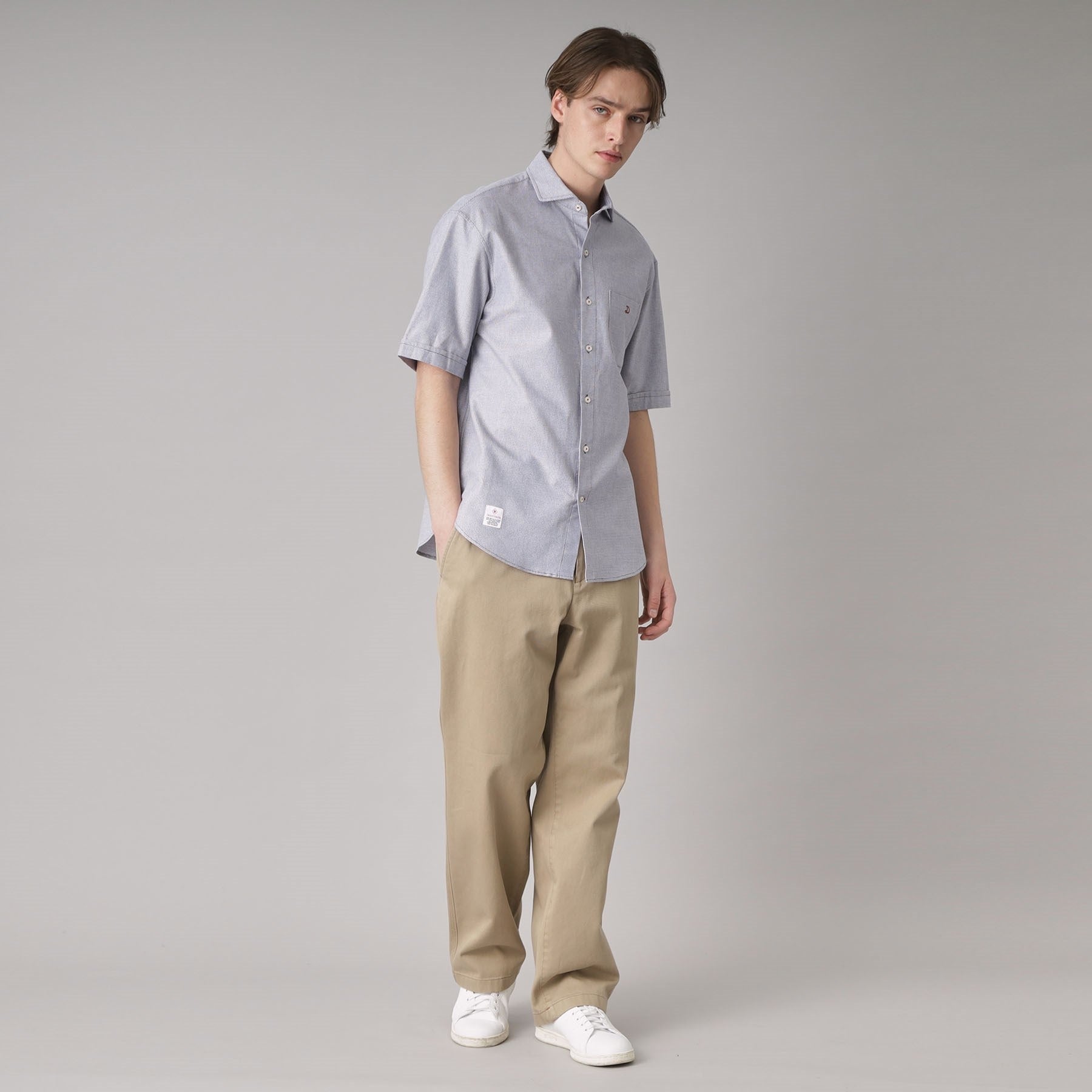 ドレステリア DRESSTERIOR メッシュエアー ハーフスリーブシャツ (ホワイト(001)) ホワイト(001)