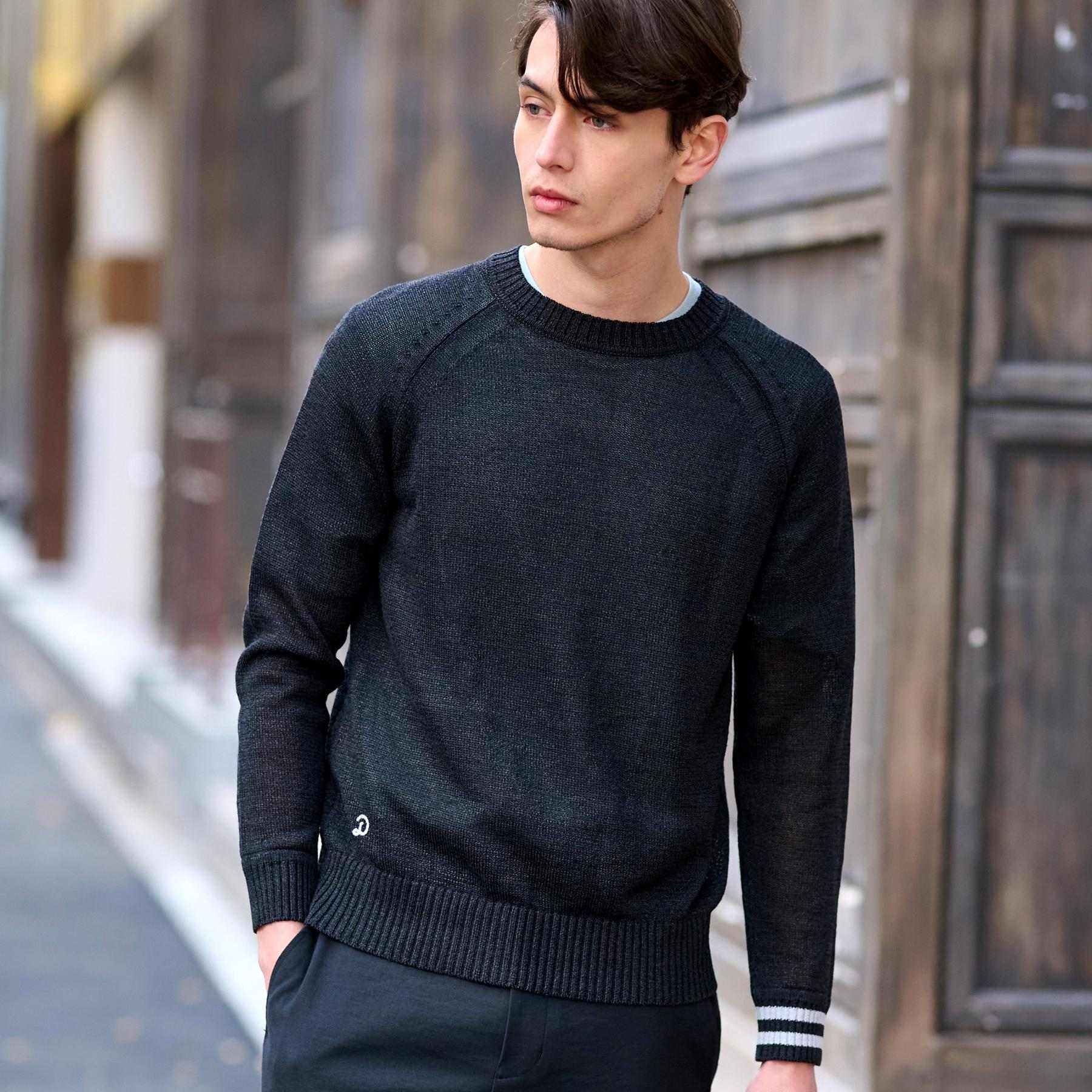 ドレステリア DRESSTERIOR ペーパーコットン ドライニット (ブラック(019)) ブラック(019)