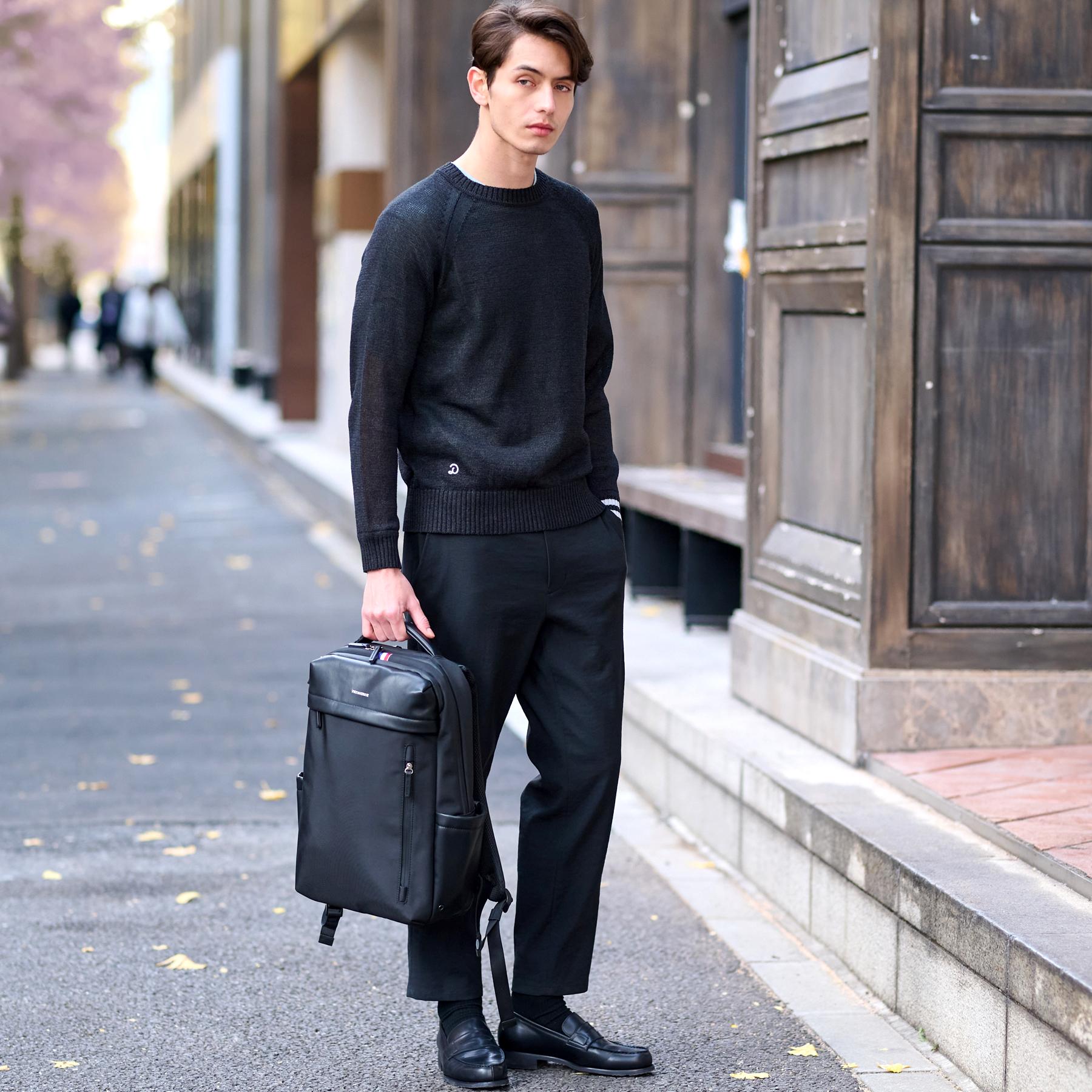 ドレステリア DRESSTERIOR ペーパーコットン ドライニット (ブラック(019)) ブラック(019)