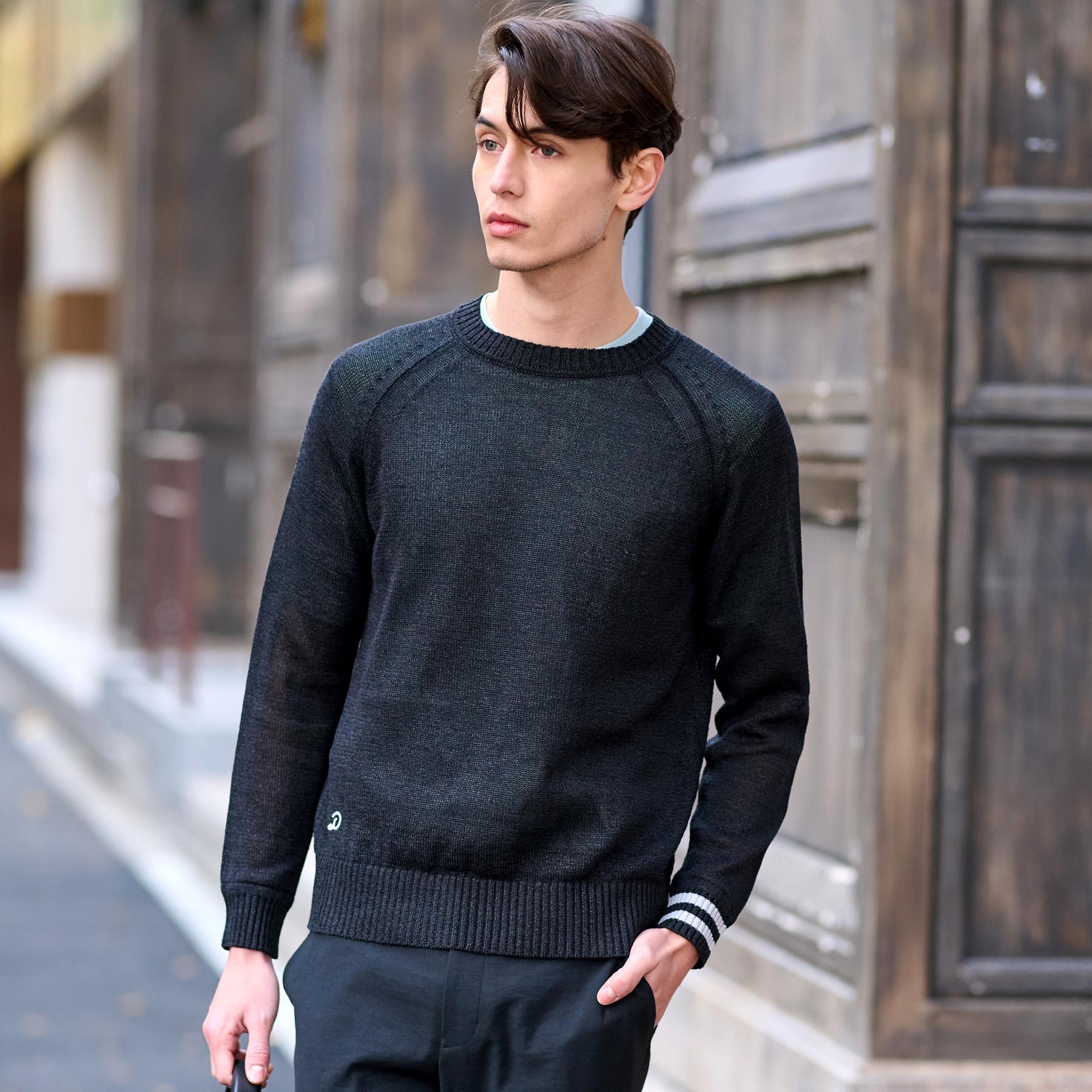 ドレステリア DRESSTERIOR ペーパーコットン ドライニット (ブラック(019)) ブラック(019)