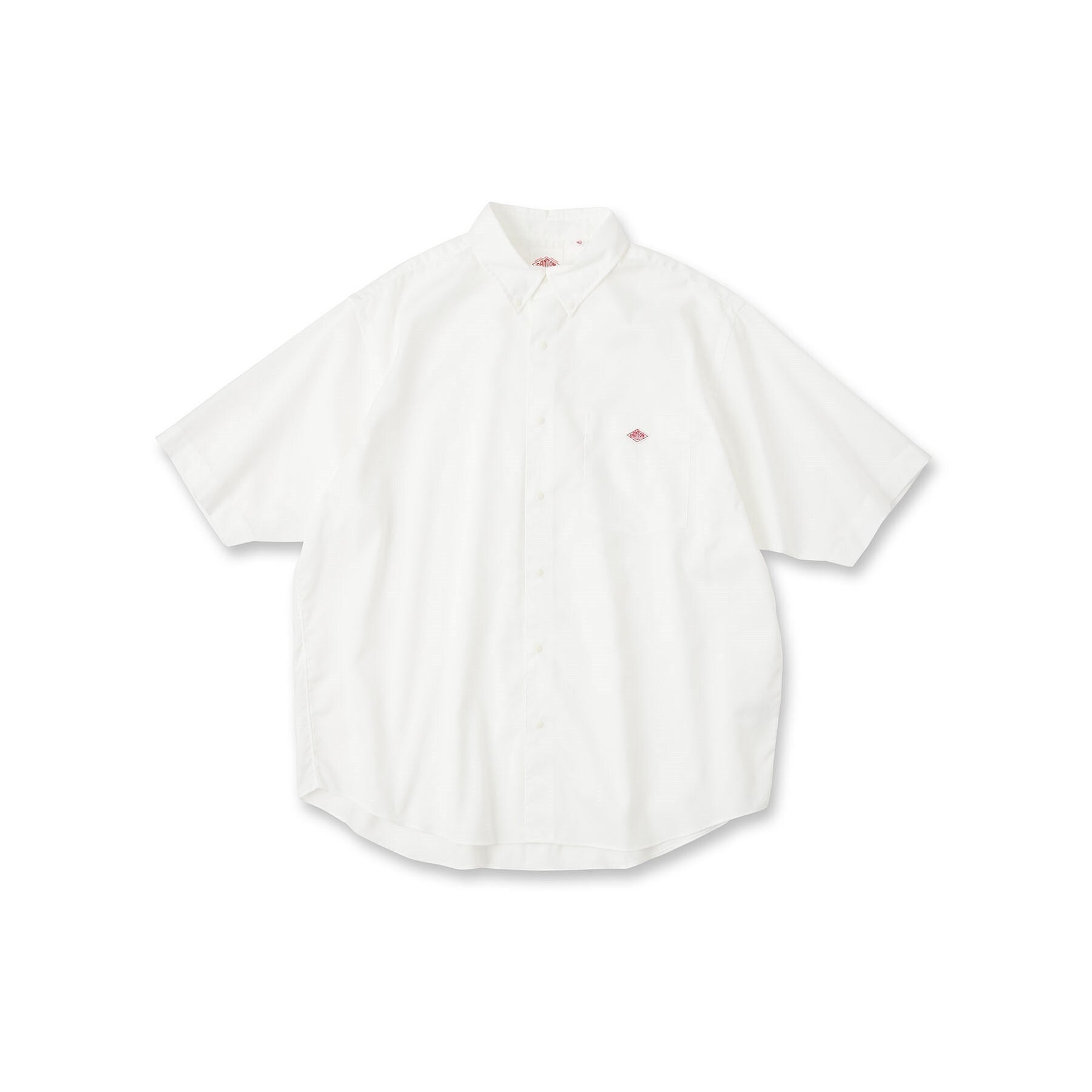 ドレステリア DRESSTERIOR DANTON(ダントン)DOT BUTTON B.D. SHIRT S/S|シャツ (ホワイト(001)) ホワイト(001)