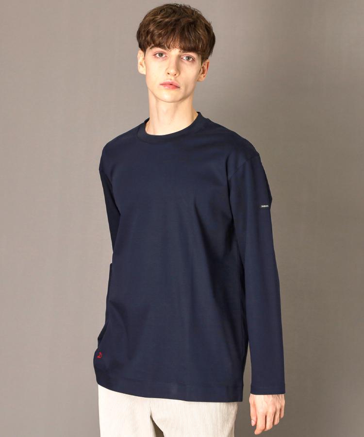 ドレステリア DRESSTERIOR 【接触冷感/抗菌防臭/消臭】ICE CLEAR COTTON クルーネックロンT (ホワイト(001)) ホワイト(001)