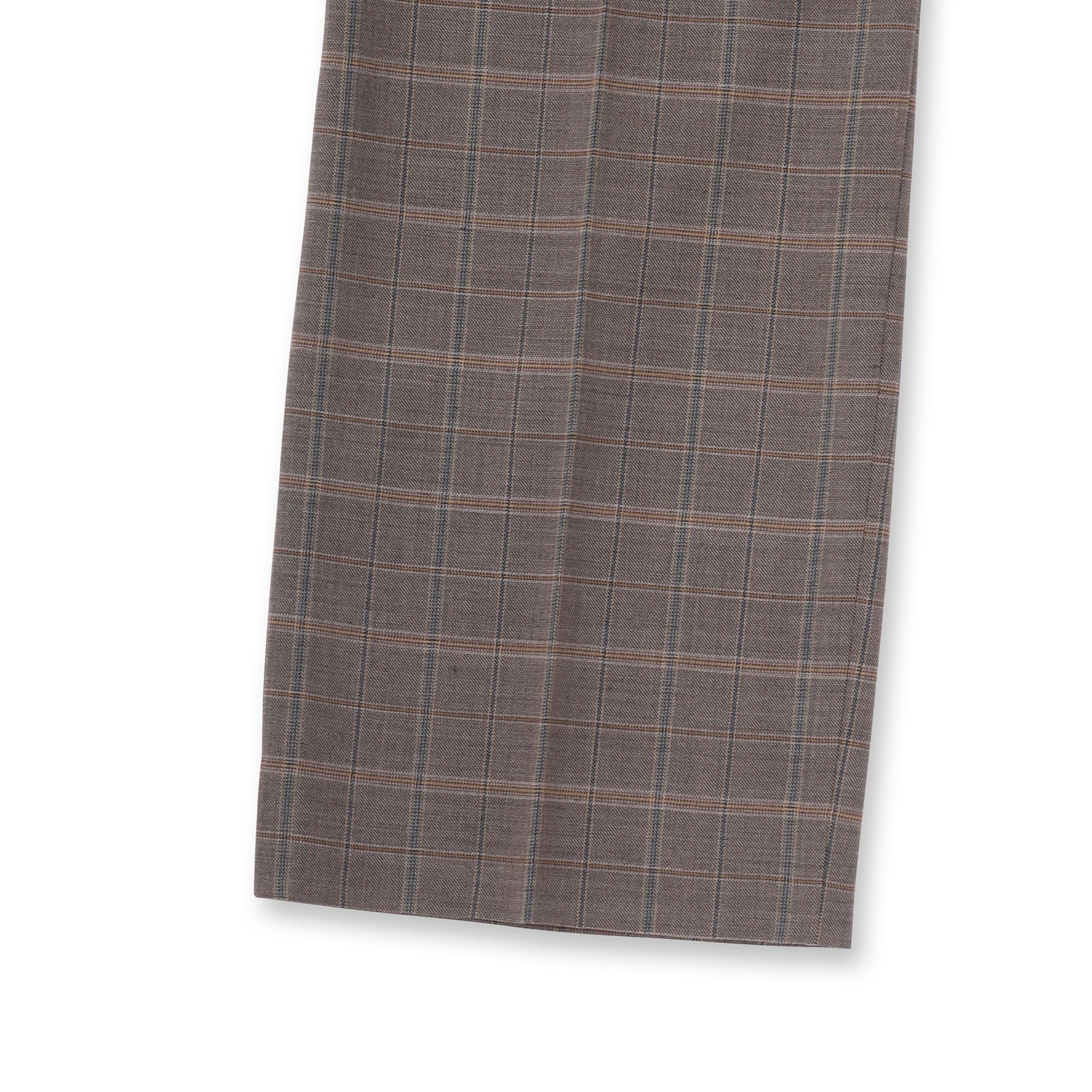 ドレステリア DRESSTERIOR 【セットアップ可】2WAYストレッチ チェック SET UP ワイドパンツ (モカブラウン(242)) モカブラウン(242)