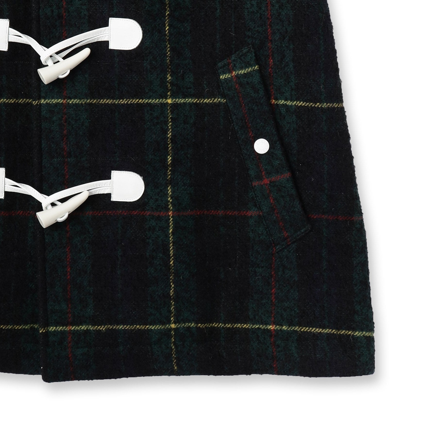 ドレステリア DRESSTERIOR タータンチェック ダッフルジャケット (グリーン(224)) グリーン(224)