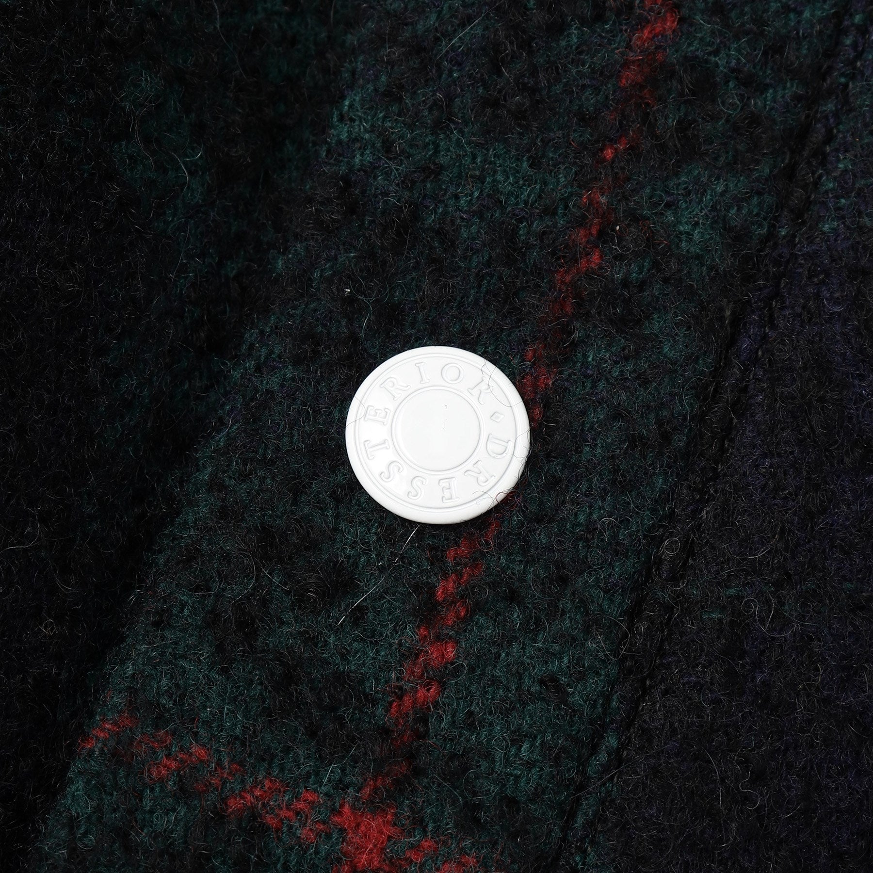 ドレステリア DRESSTERIOR タータンチェック ダッフルジャケット (グリーン(224)) グリーン(224)