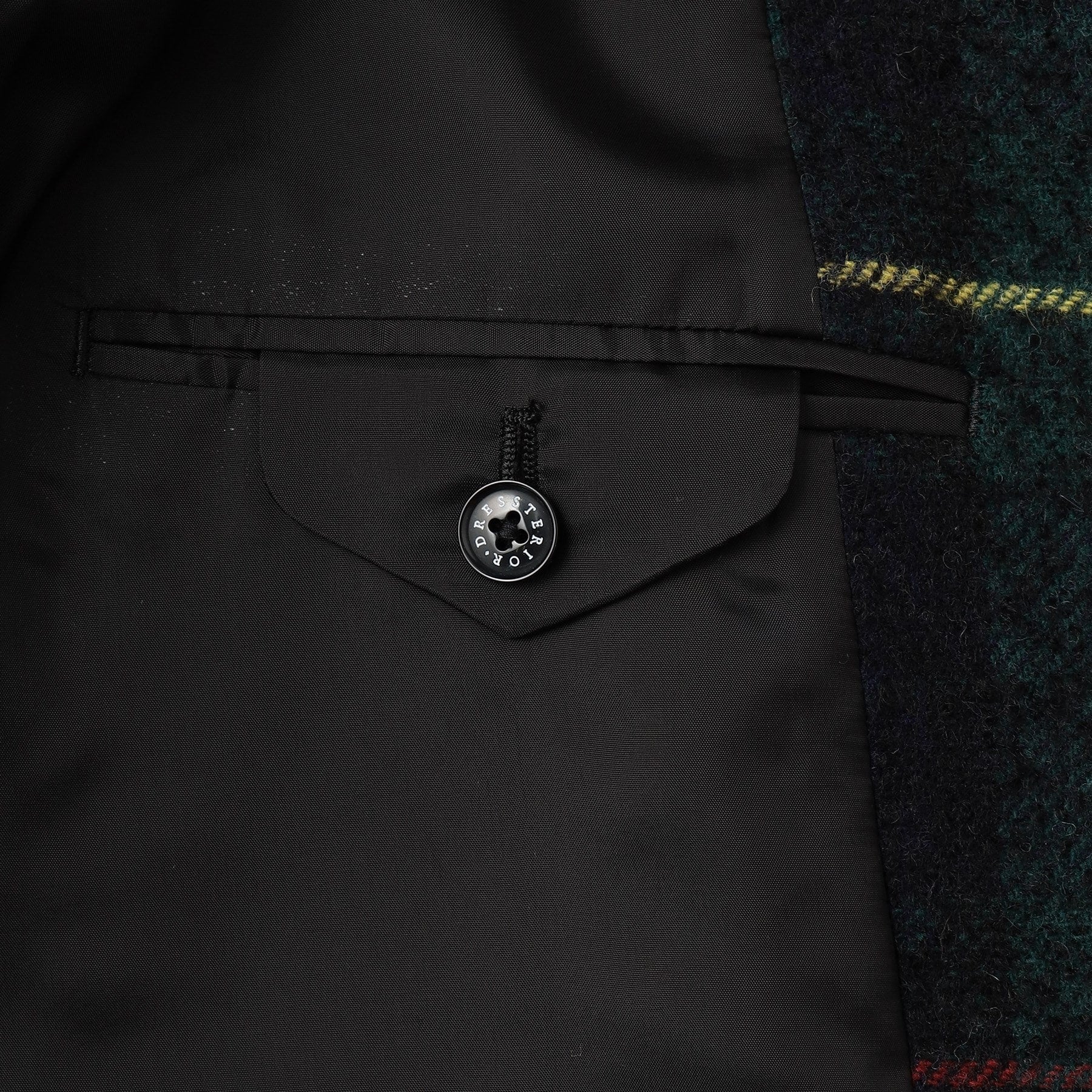 ドレステリア DRESSTERIOR タータンチェック ダッフルジャケット (グリーン(224)) グリーン(224)