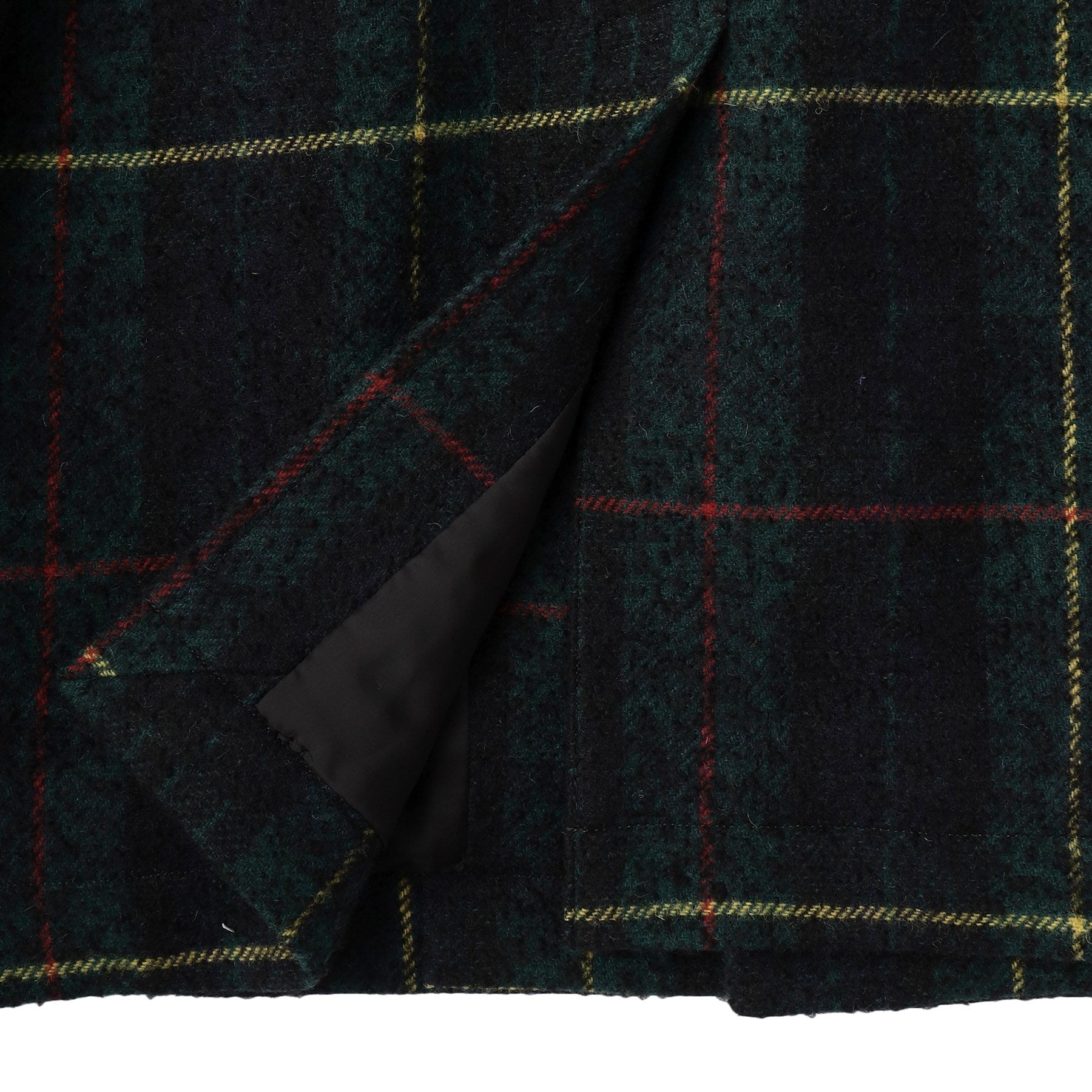 ドレステリア DRESSTERIOR タータンチェック ダッフルジャケット (グリーン(224)) グリーン(224)