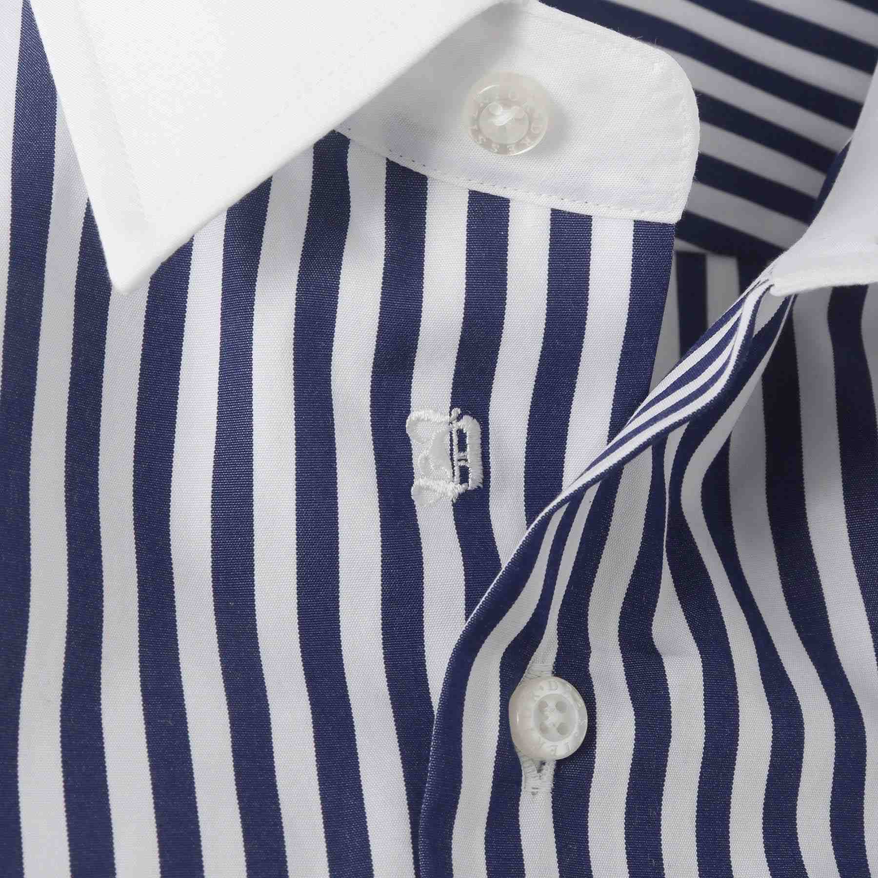 DRESSTERIOR Long Stuck Cleric Collar Shirt