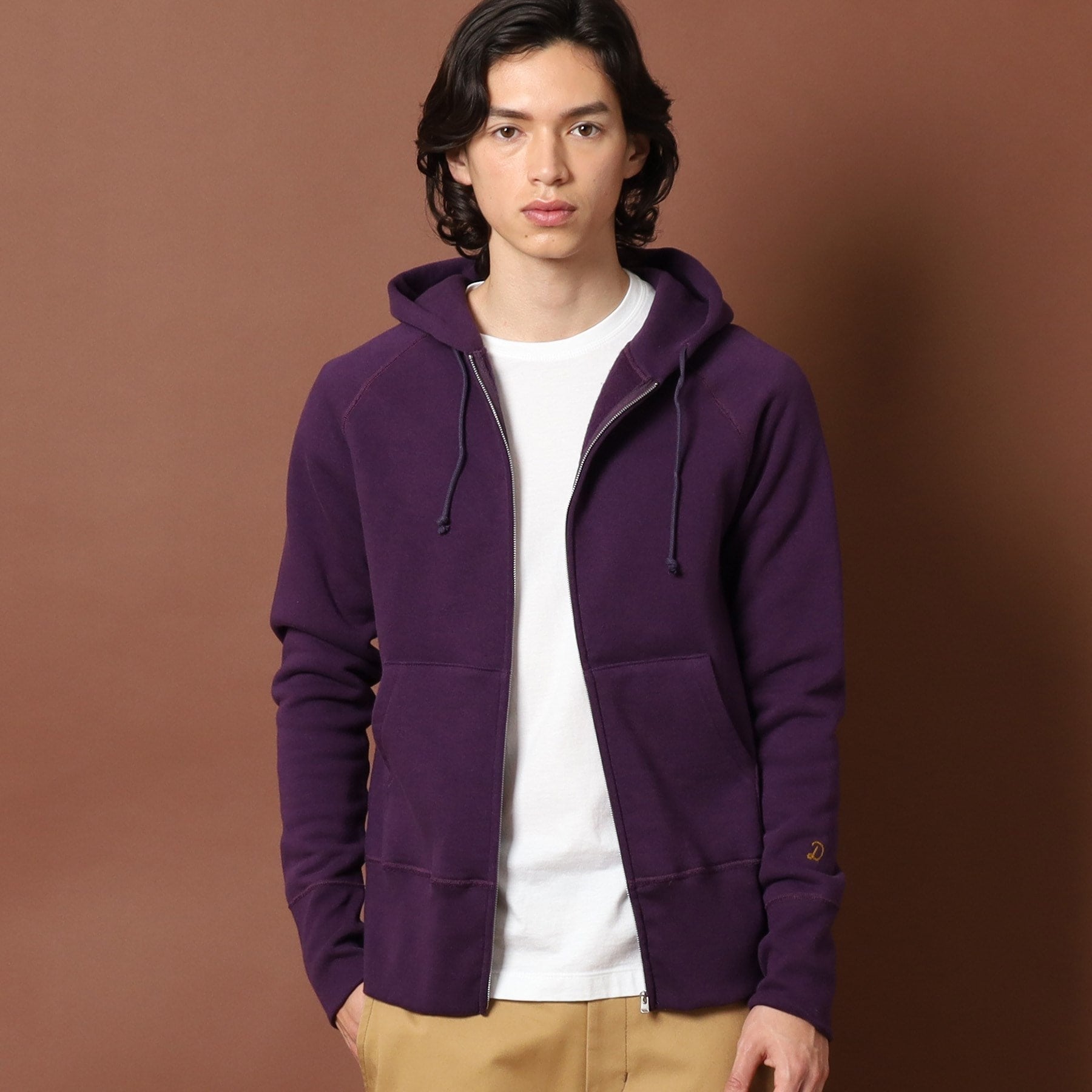 ドレステリア DRESSTERIOR <DRESSTERIOR定番>吊裏毛ジップアップパーカ (ネイビー(094)) ネイビー(094)