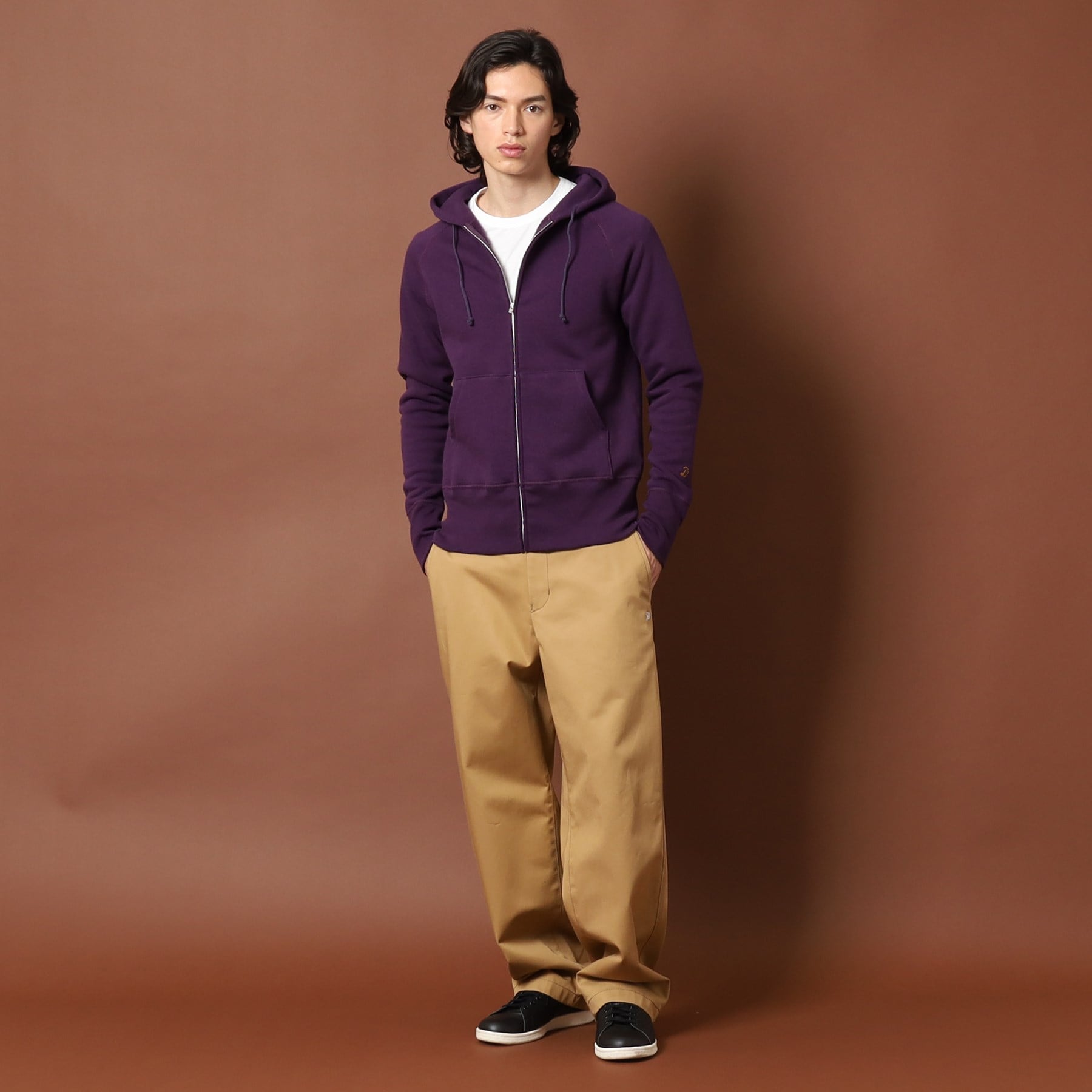 ドレステリア DRESSTERIOR <DRESSTERIOR定番>吊裏毛ジップアップパーカ (ネイビー(094)) ネイビー(094)