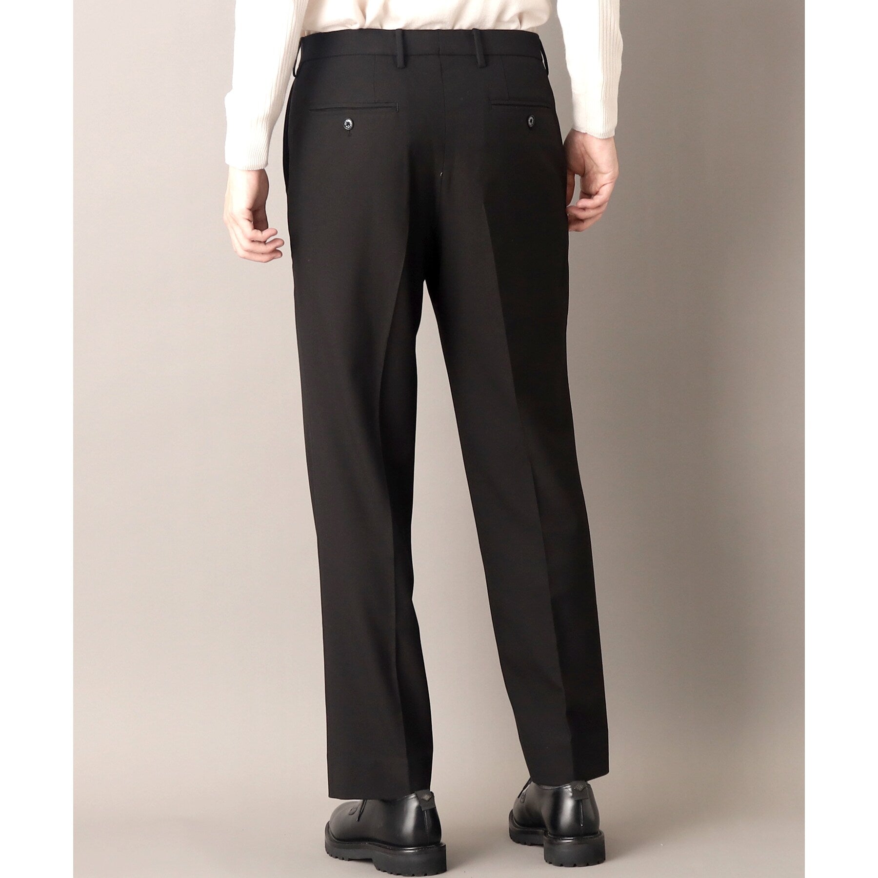 ドレステリア DRESSTERIOR TRシャギー ツータックパンツ (ブラック(019)) ブラック(019)