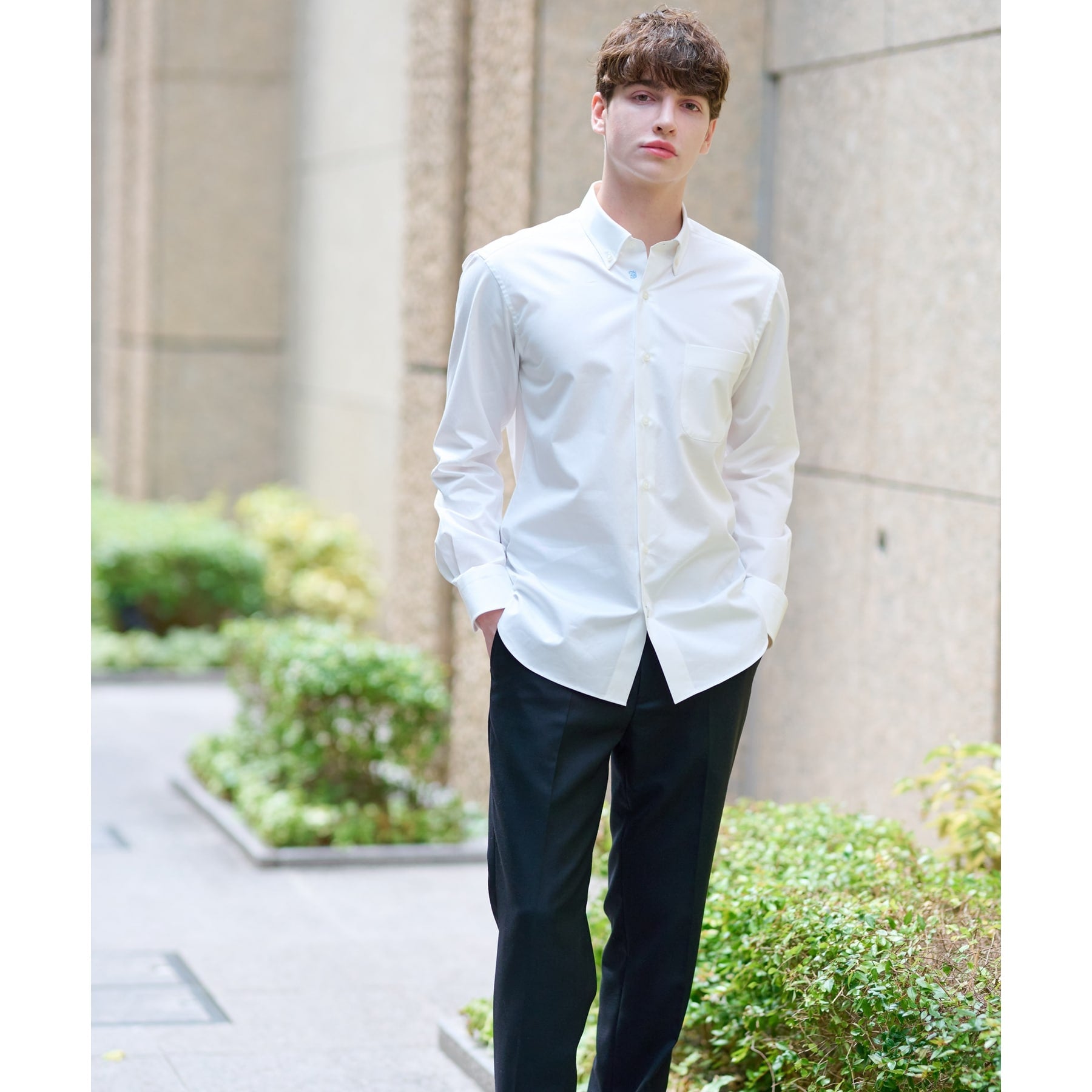 ドレステリア DRESSTERIOR ボタンダウン ドレスシャツ