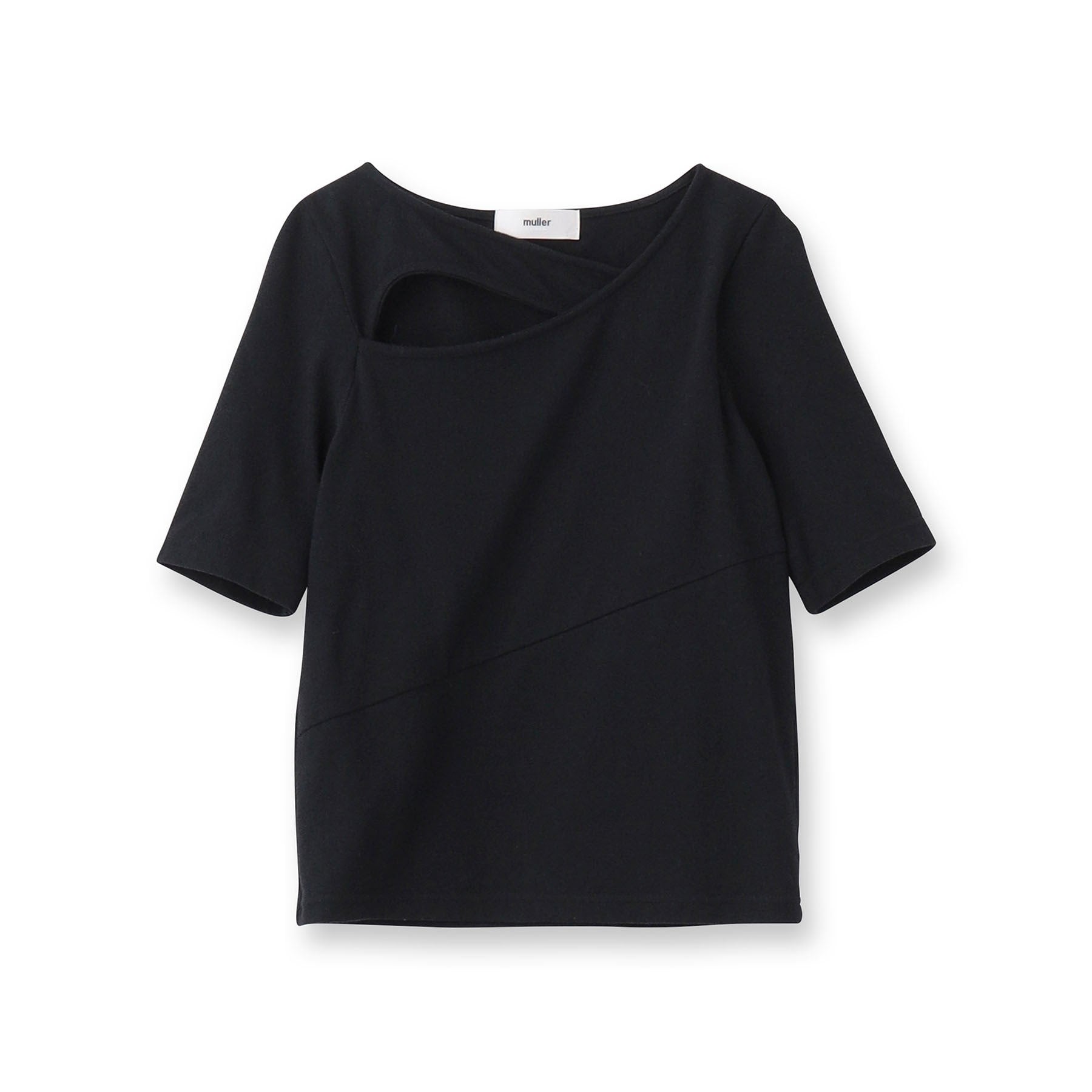 ドレステリア DRESSTERIOR muller of yoshiokubo(ミュラーオブヨシオクボ)SANDY HALF SLEEVE TOP (ブラック(019)) ブラック(019)