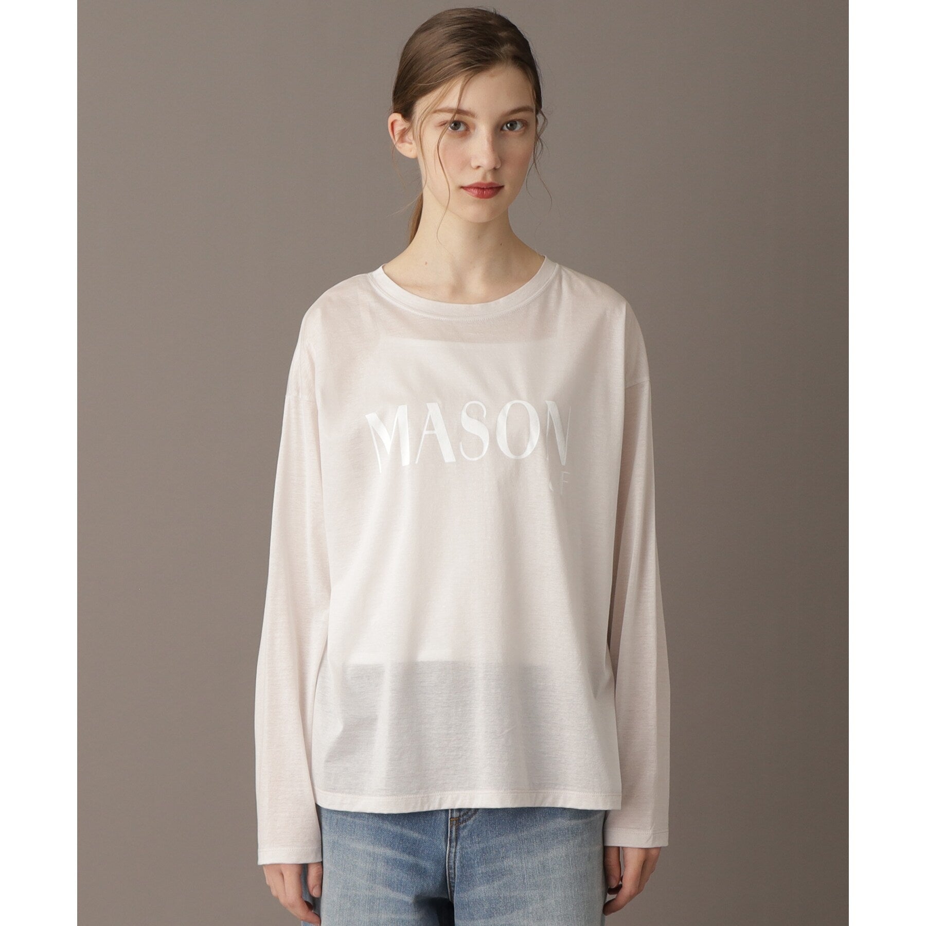 ドレステリア DRESSTERIOR シアーロゴロンT (グレージュ(050)) グレージュ(050)