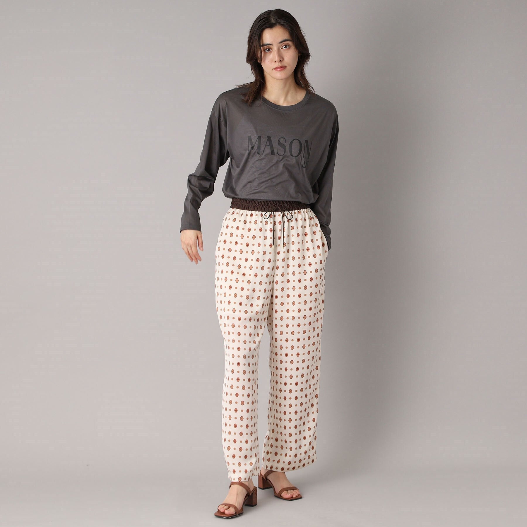 ドレステリア DRESSTERIOR シアーロゴロンT (グレージュ(050)) グレージュ(050)