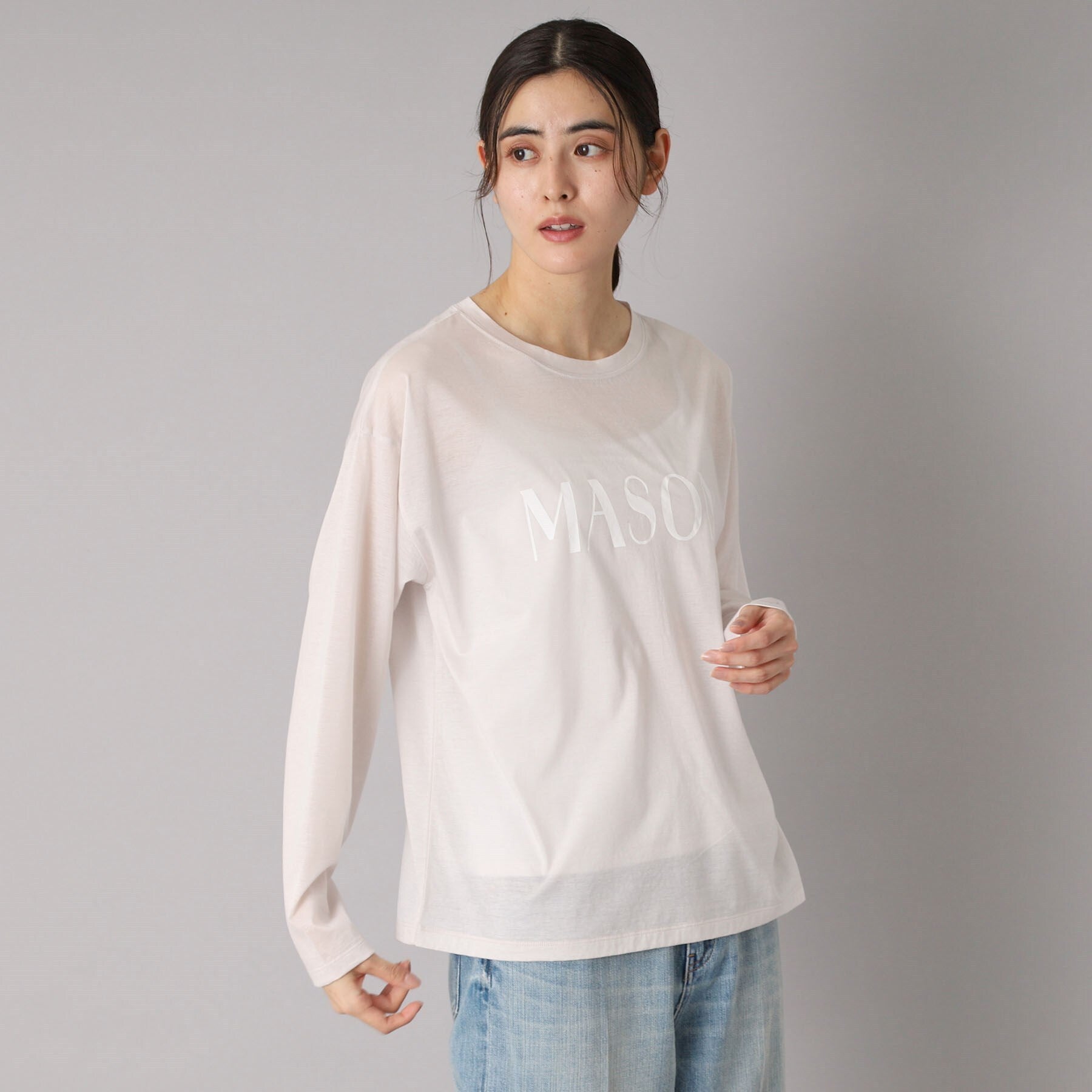 ドレステリア DRESSTERIOR シアーロゴロンT (グレージュ(050)) グレージュ(050)