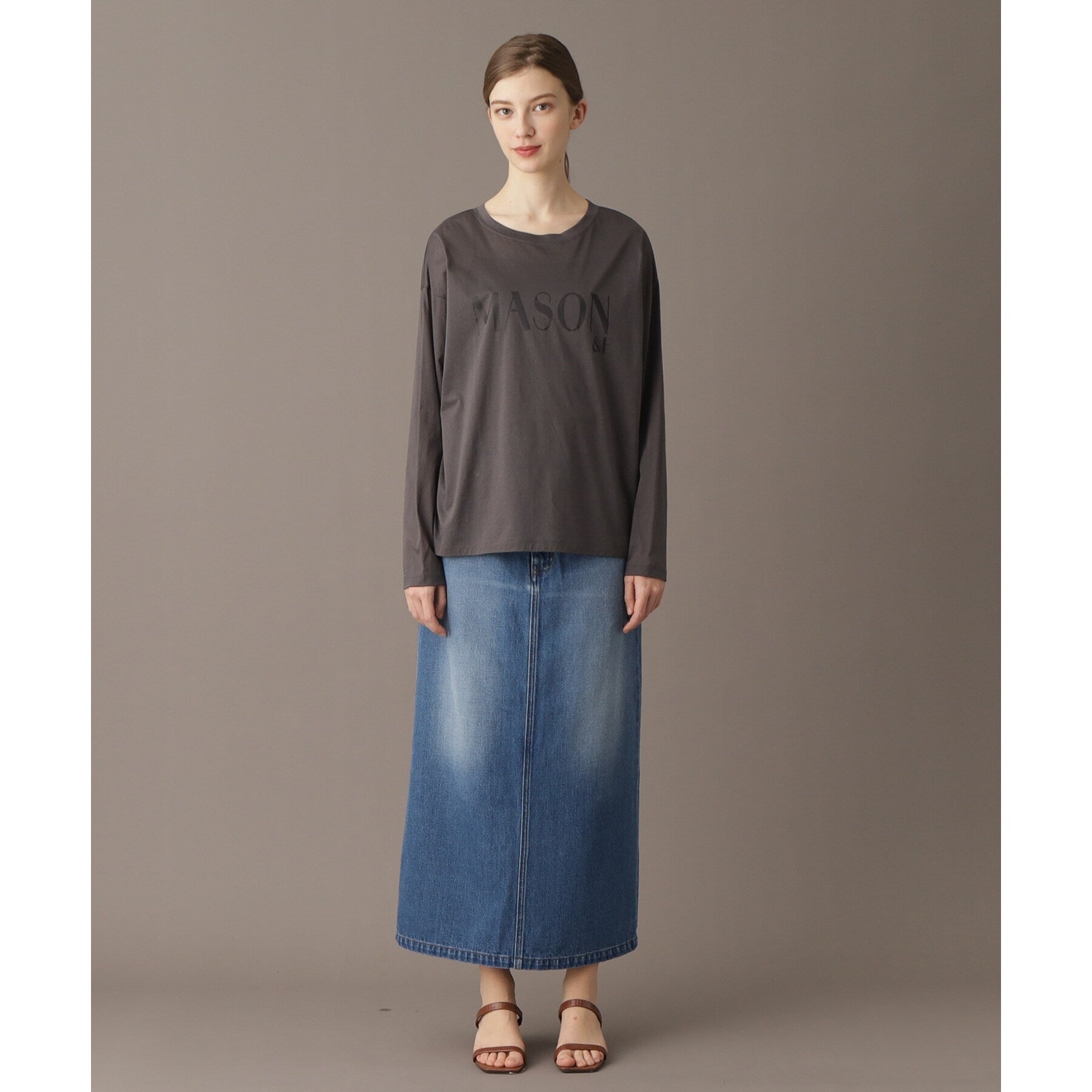 ドレステリア DRESSTERIOR シアーロゴロンT (グレージュ(050)) グレージュ(050)