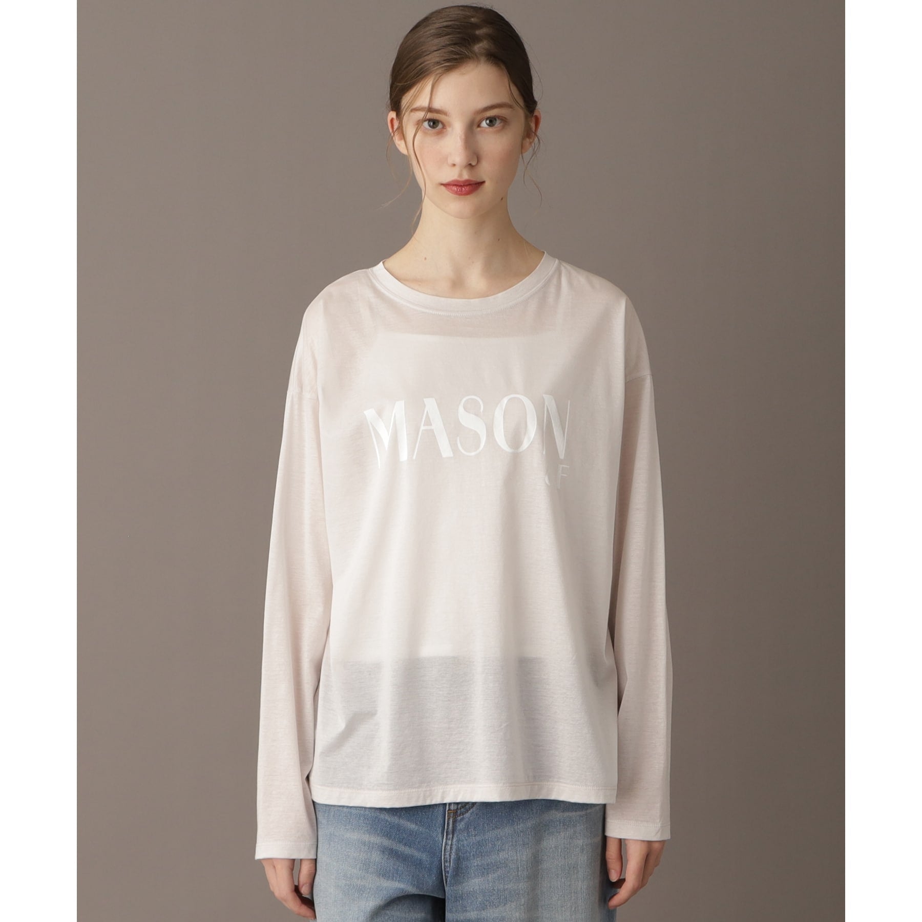 ドレステリア DRESSTERIOR シアーロゴロンT (グレージュ(050)) グレージュ(050)