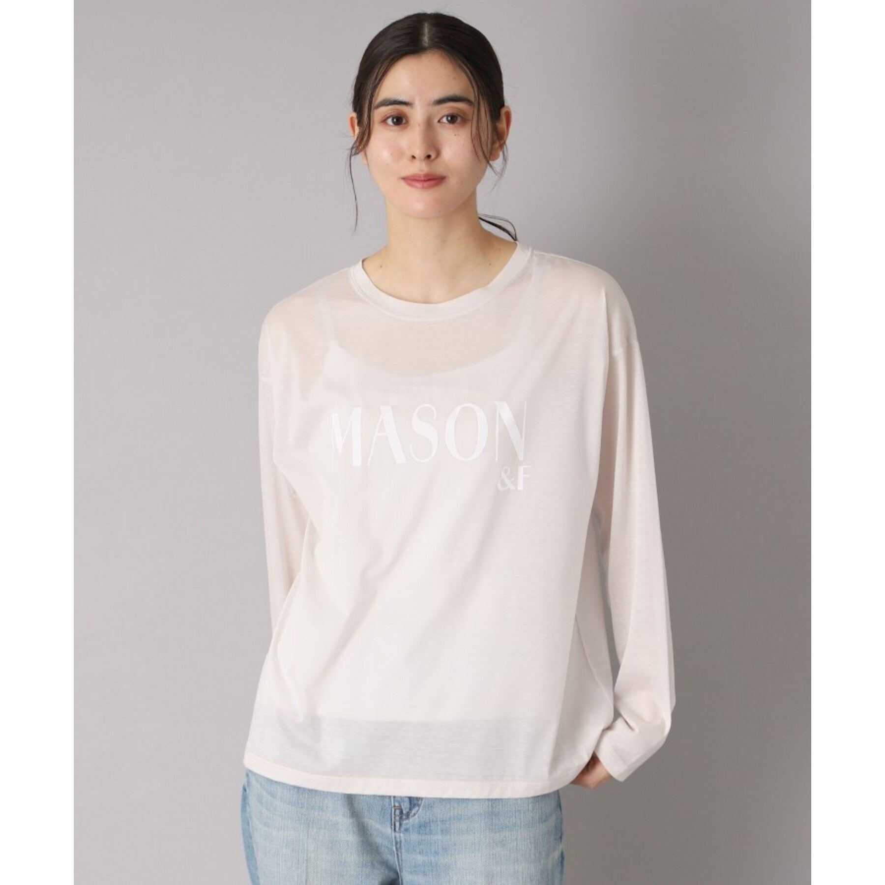 ドレステリア DRESSTERIOR シアーロゴロンT (グレージュ(050)) グレージュ(050)