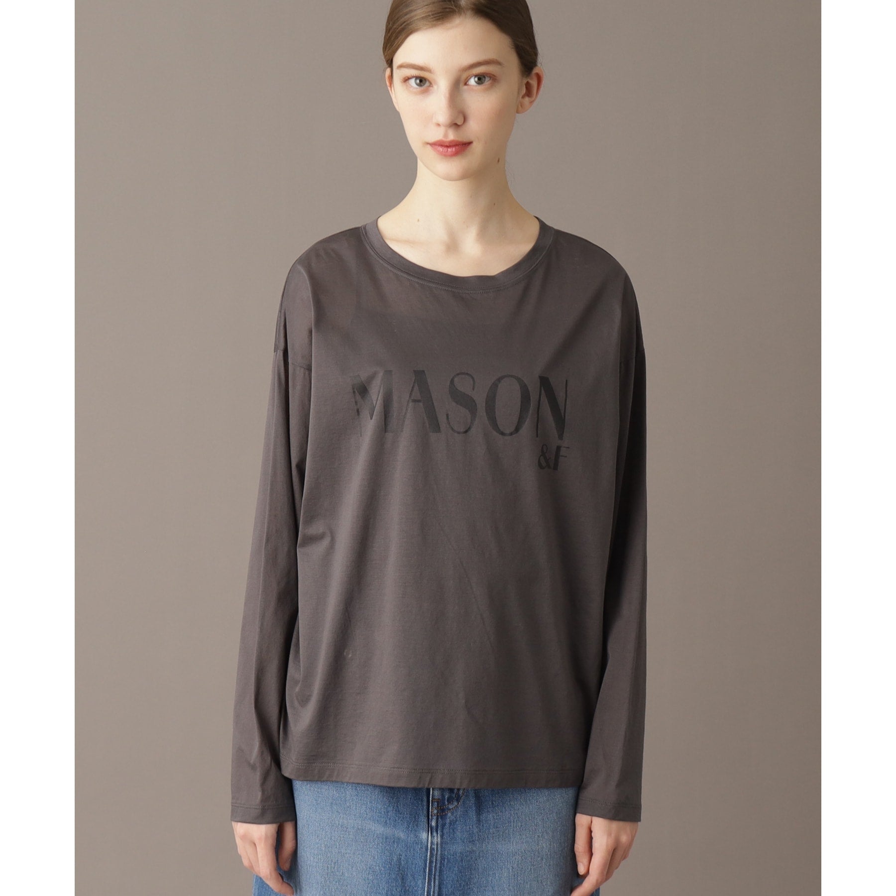 ドレステリア DRESSTERIOR シアーロゴロンT (チャコールグレー(013)) チャコールグレー(013)