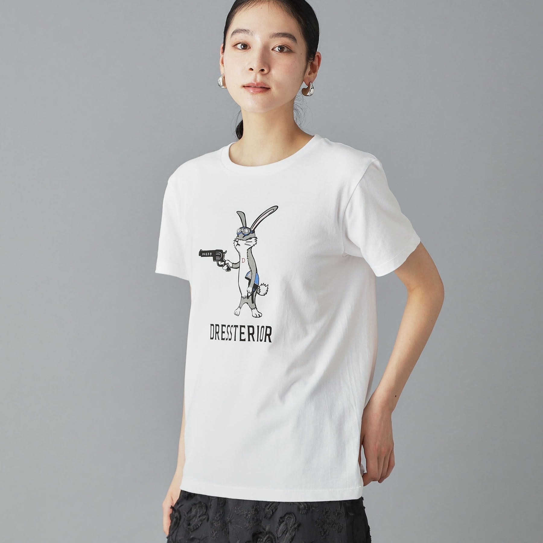 ドレステリア DRESSTERIOR ルクア&EC限定T (ホワイト(001)) ホワイト(001)