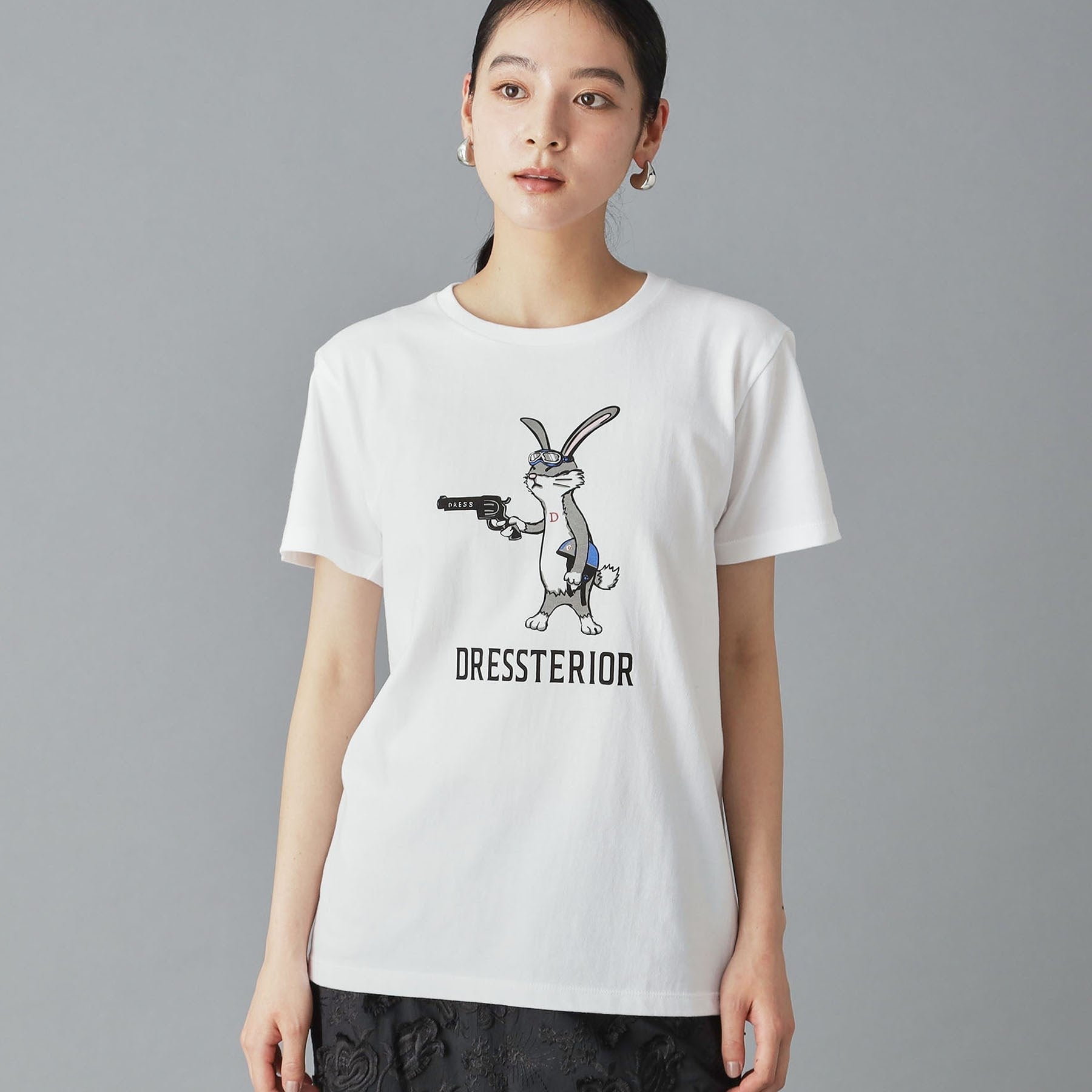 ドレステリア DRESSTERIOR ルクア&EC限定T (ホワイト(001)) ホワイト(001)