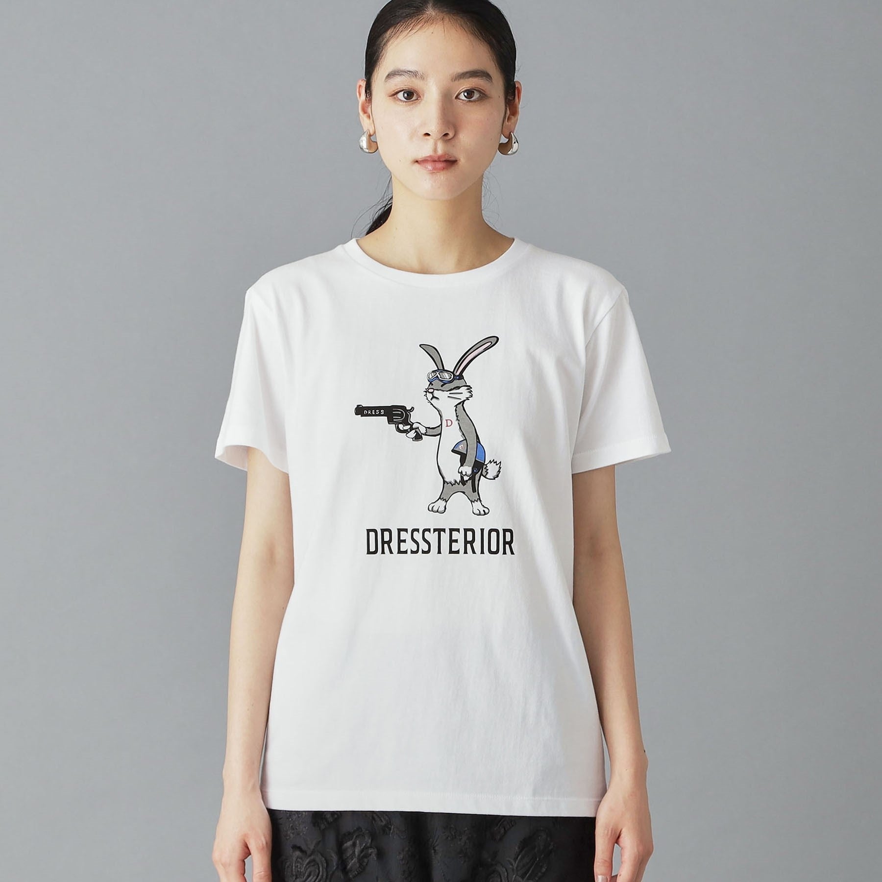 ドレステリア DRESSTERIOR ルクア&EC限定T (ホワイト(001)) ホワイト(001)