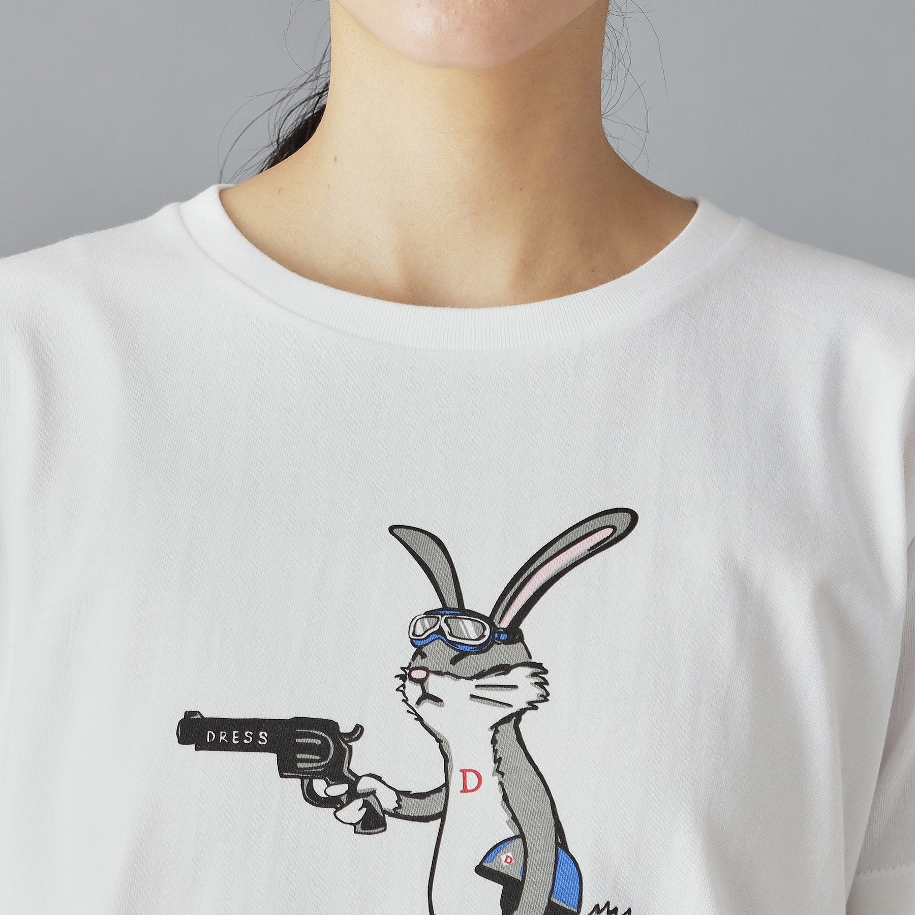 ドレステリア DRESSTERIOR ルクア&EC限定T (ホワイト(001)) ホワイト(001)