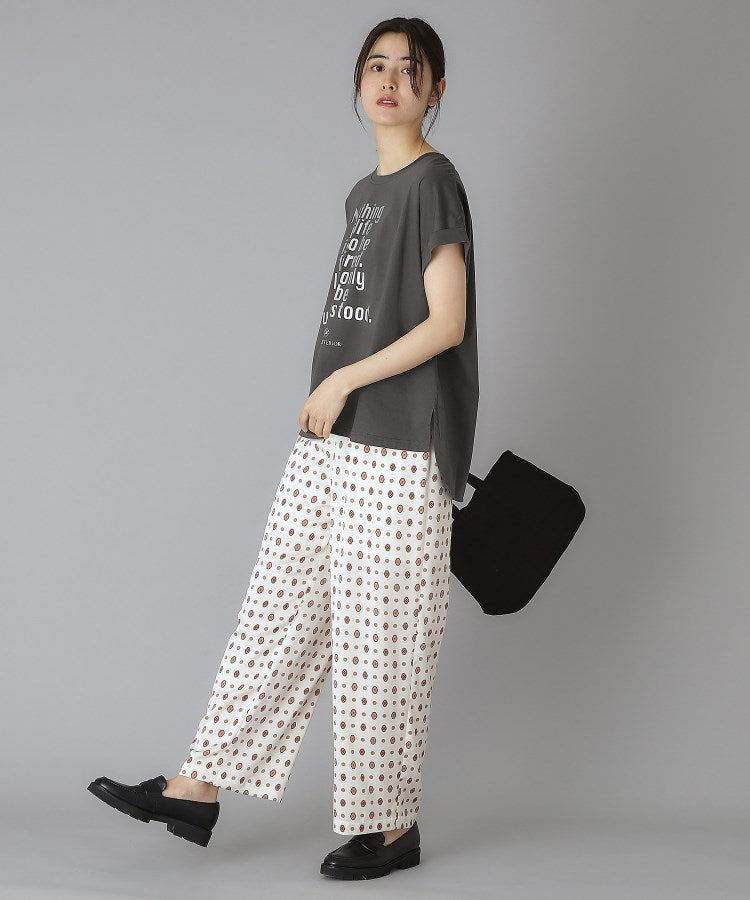 ドレステリア DRESSTERIOR 箔PTドルマンスリーブロゴTシャツ (イエロー(031)) イエロー(031)