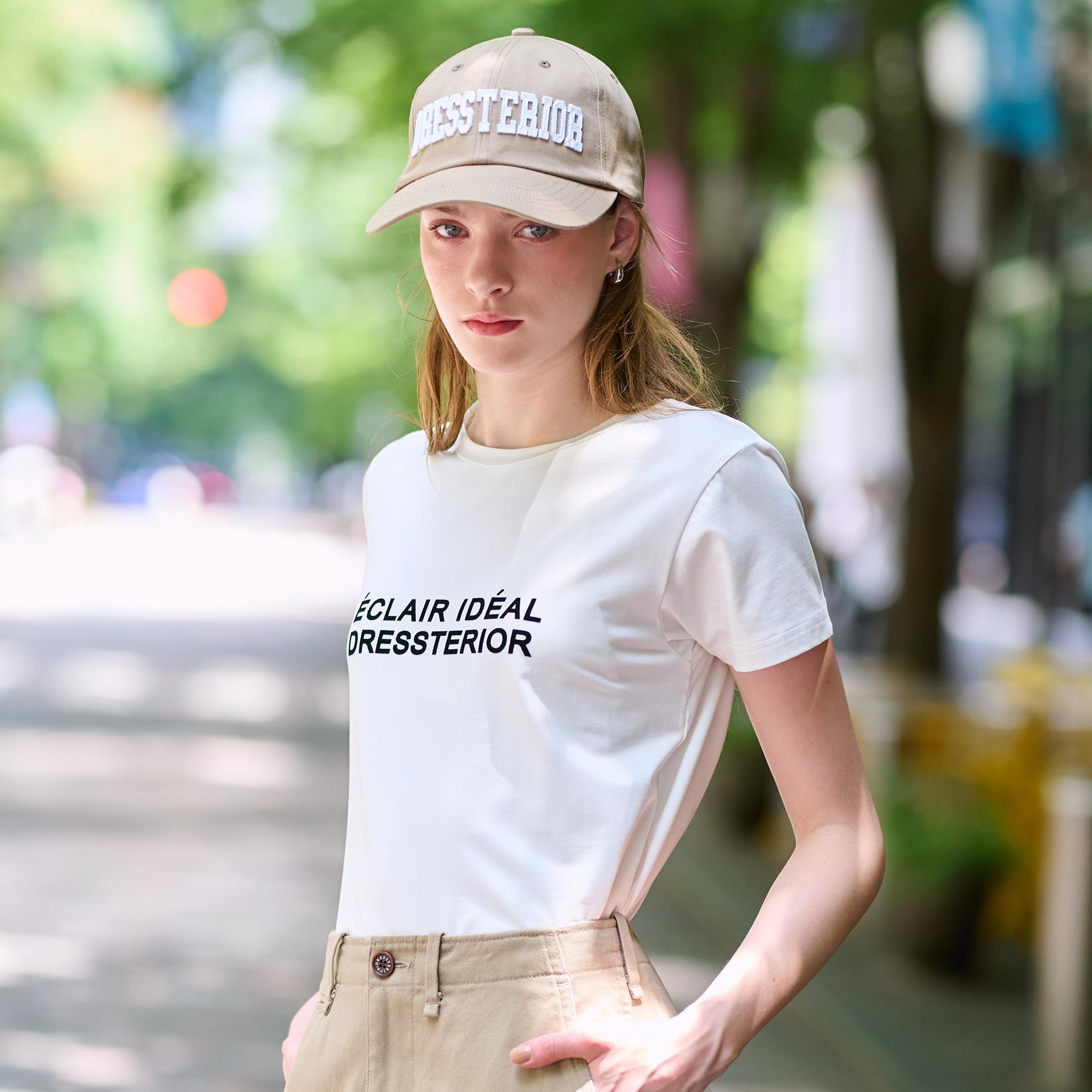 ドレステリア DRESSTERIOR クリア天竺ロゴTシャツ (オフホワイト(003)) オフホワイト(003)