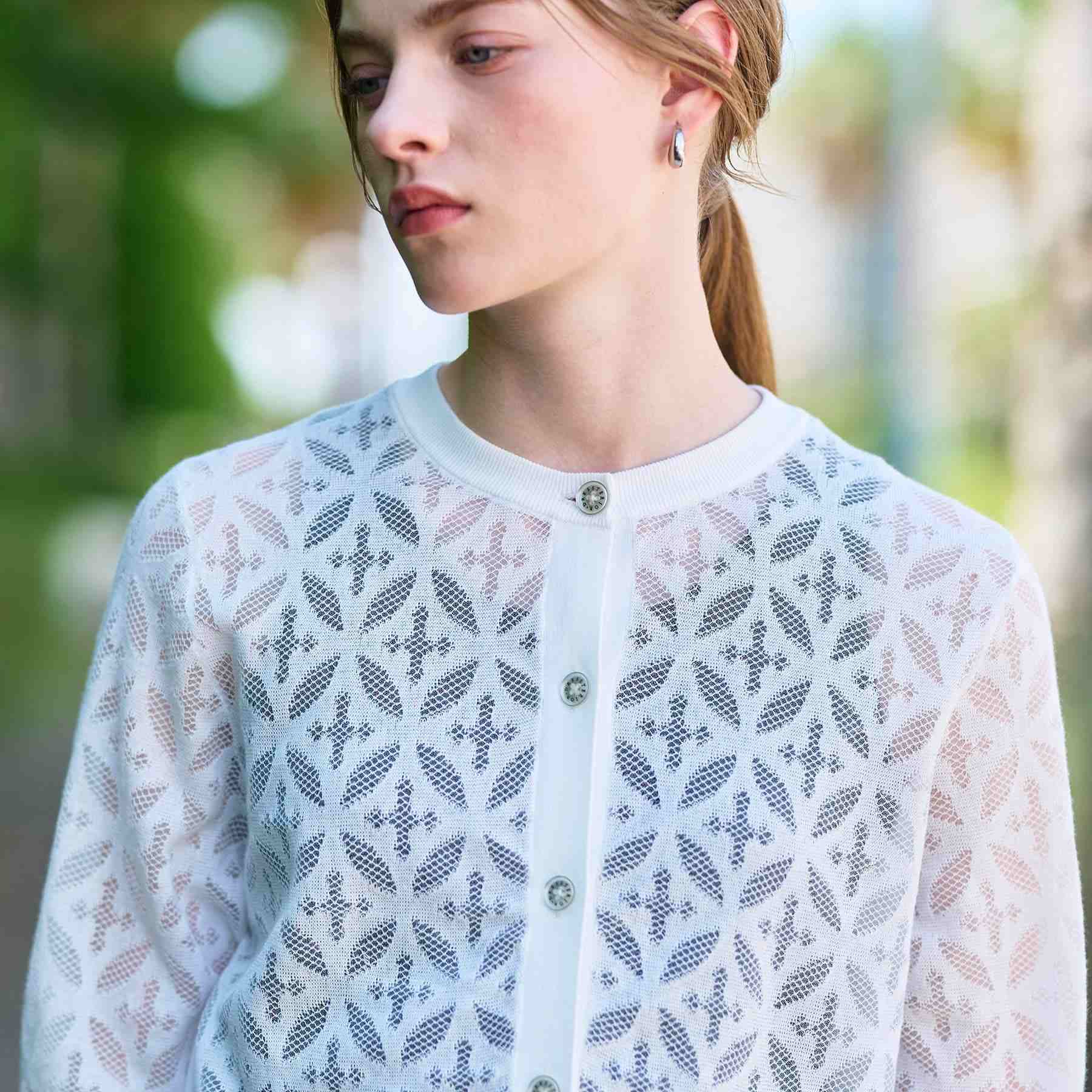 ドレステリア DRESSTERIOR オーバーラップレースハーフスリーブ (ブラック(019)) ブラック(019)