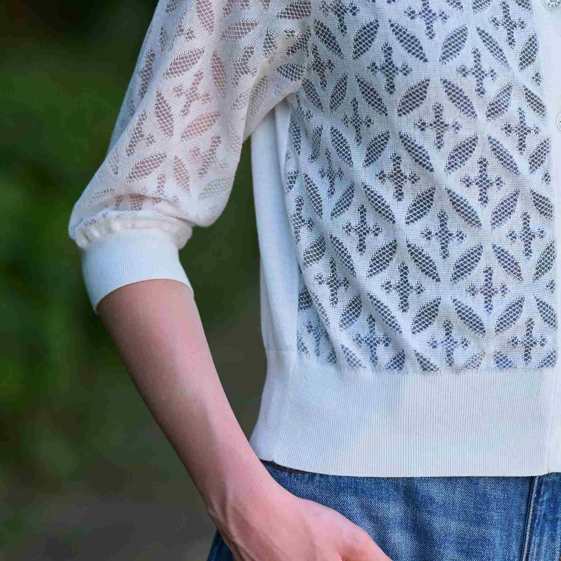 ドレステリア DRESSTERIOR オーバーラップレースハーフスリーブ (ブラック(019)) ブラック(019)