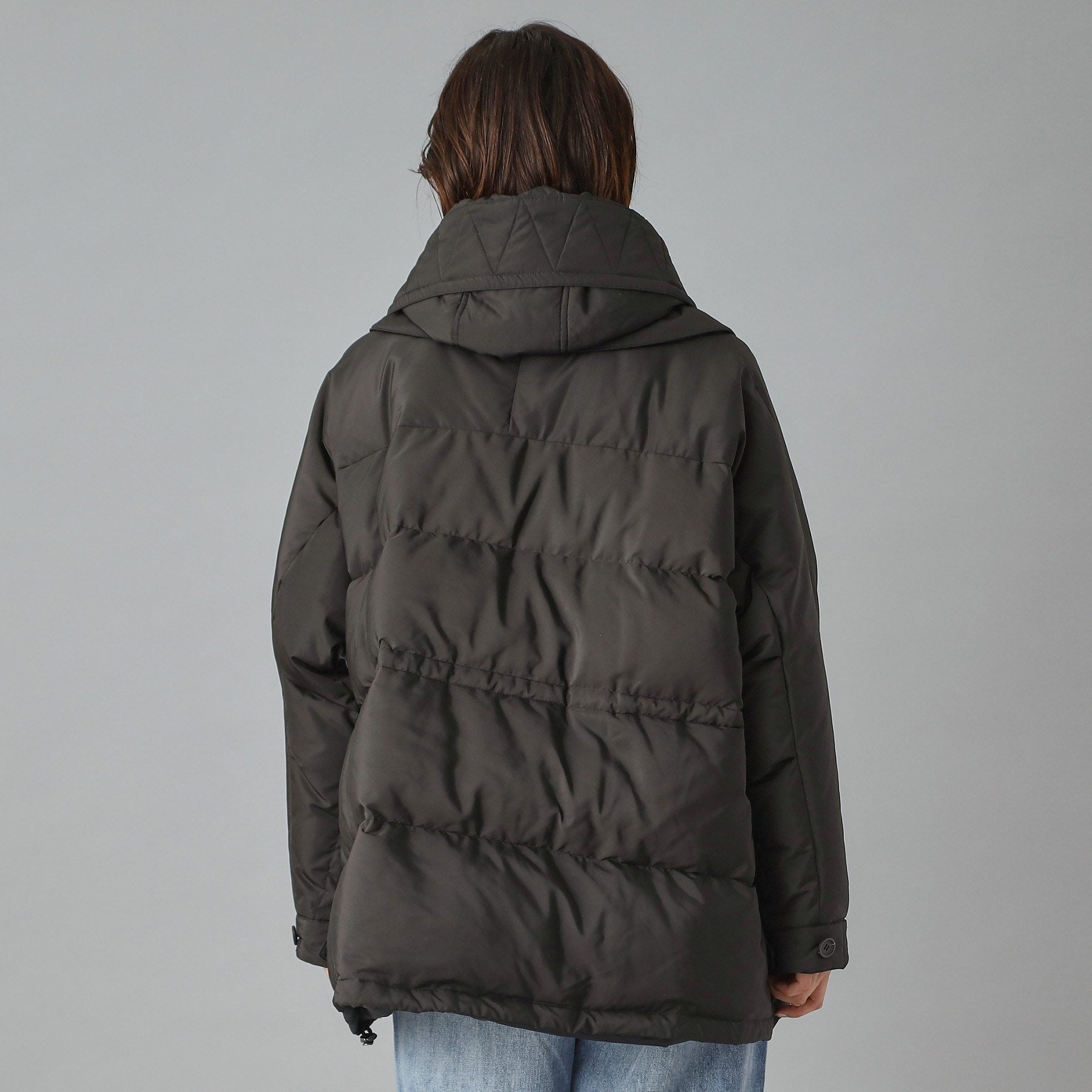 ドレステリア DRESSTERIOR VACHEMENT(ヴァシュモン) ハイカウントタフタ ダウンジャケット (ブラック(019)) ブラック(019)