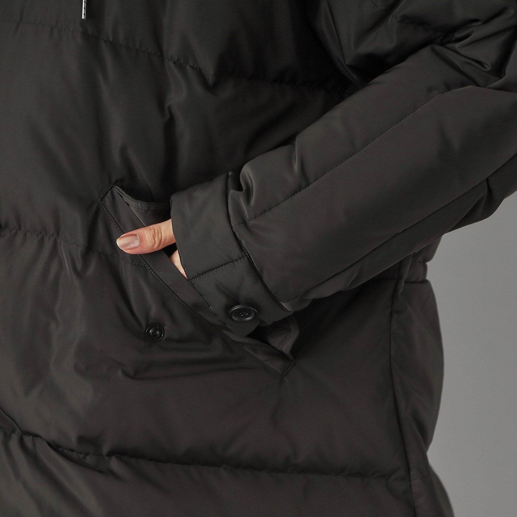 ドレステリア DRESSTERIOR VACHEMENT(ヴァシュモン) ハイカウントタフタ ダウンジャケット (ブラック(019)) ブラック(019)