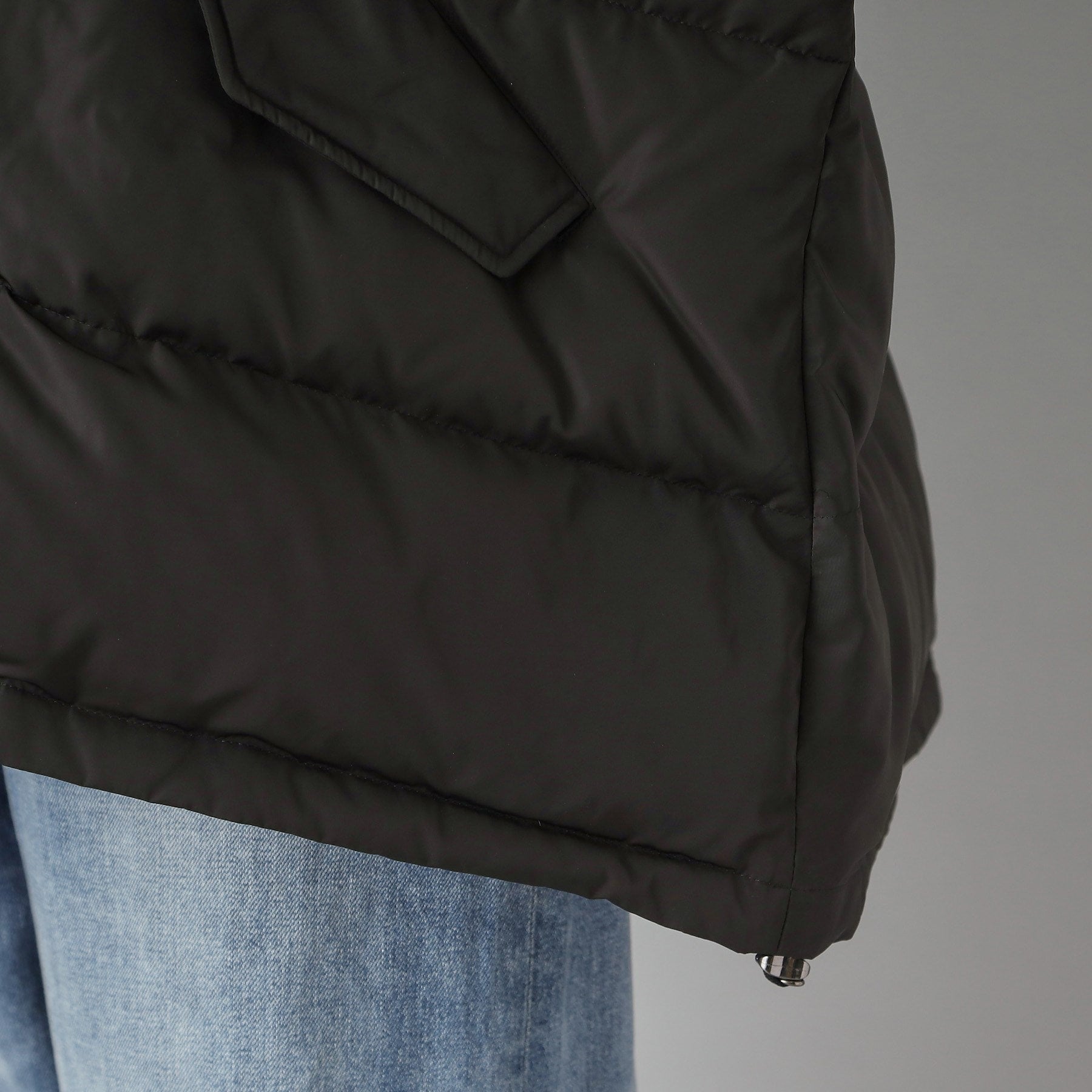 ドレステリア DRESSTERIOR VACHEMENT(ヴァシュモン) ハイカウントタフタ ダウンジャケット (ブラック(019)) ブラック(019)