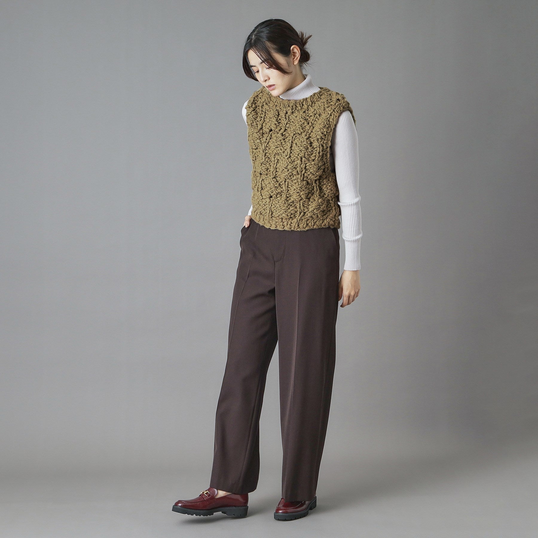 ドレステリア DRESSTERIOR muller of yoshiokubo(ミュラーオブヨシオクボ)BUMPY VEST (グリーン(022)) グリーン(022)