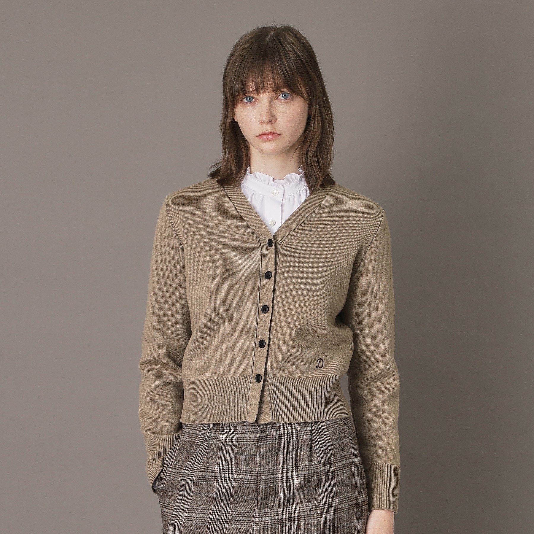 ドレステリア DRESSTERIOR ミラノリブカーディガン (ネイビー(094)) ネイビー(094)