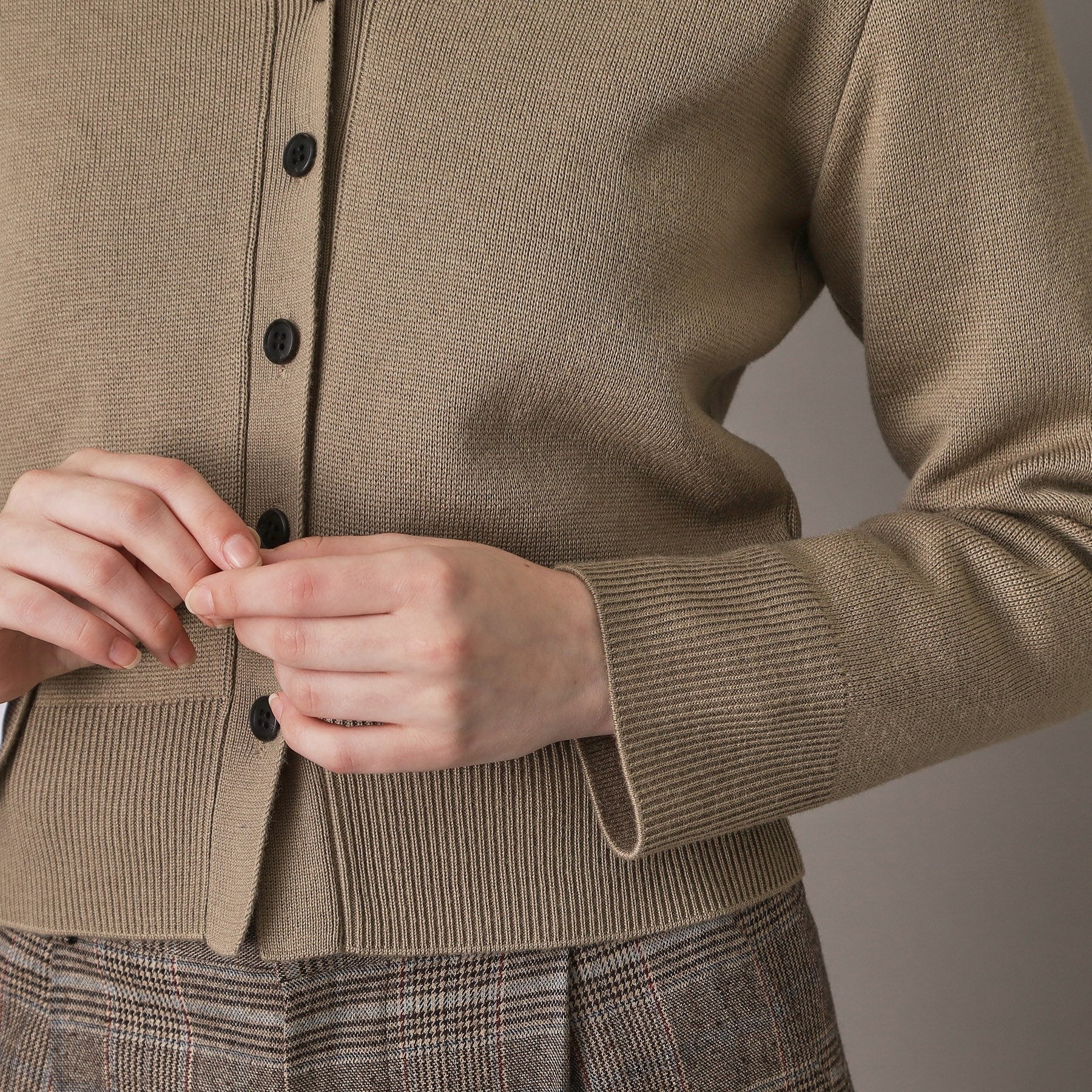 ドレステリア DRESSTERIOR ミラノリブカーディガン (ネイビー(094)) ネイビー(094)