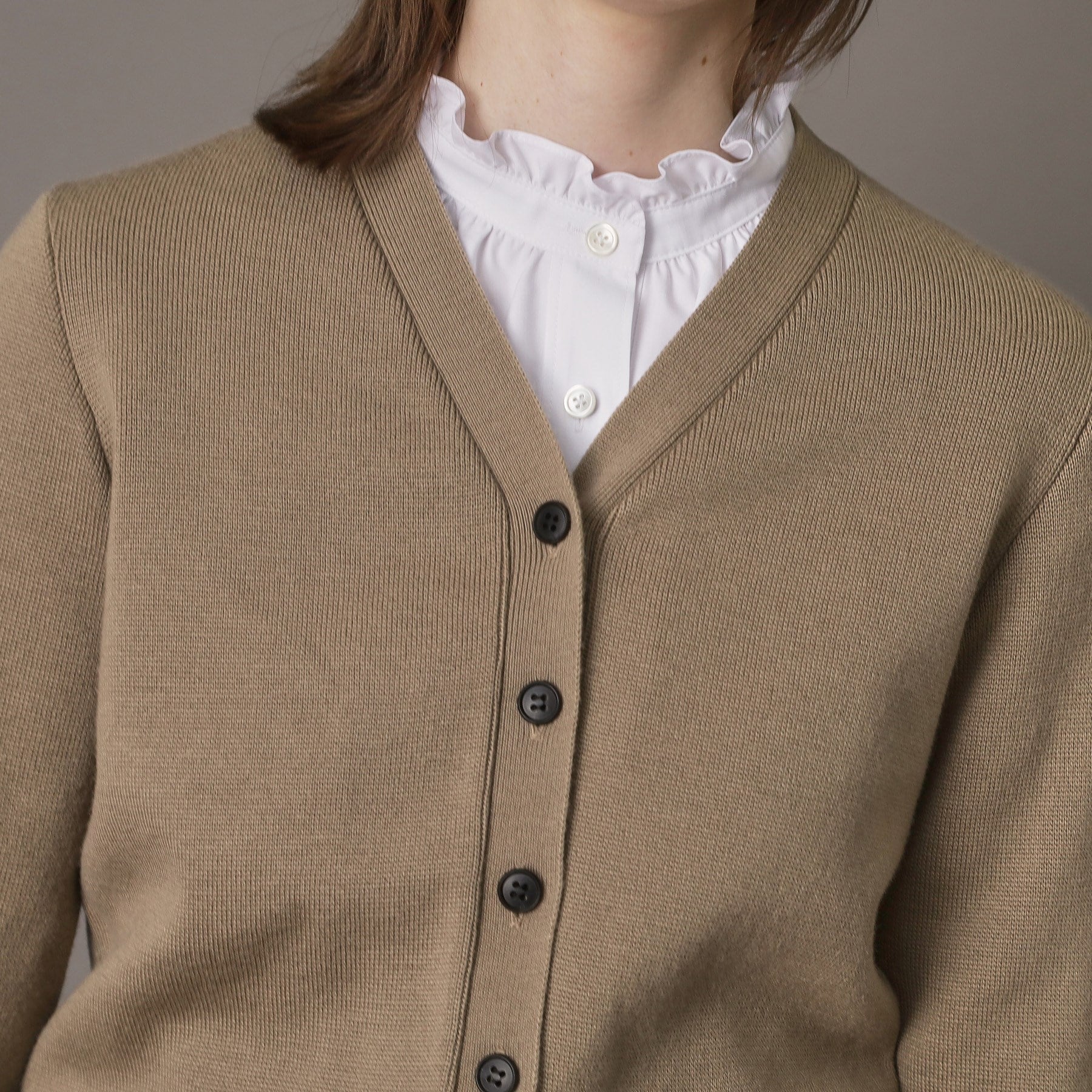 ドレステリア DRESSTERIOR ミラノリブカーディガン (ネイビー(094)) ネイビー(094)