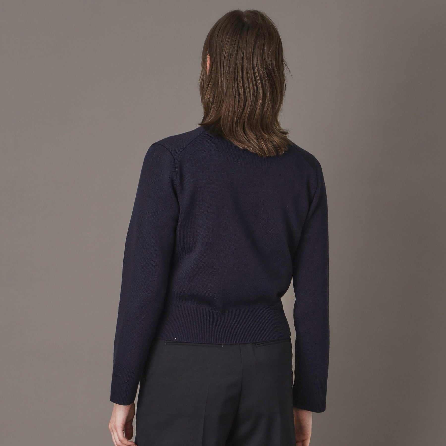 ドレステリア DRESSTERIOR ミラノリブカーディガン (ネイビー(094)) ネイビー(094)