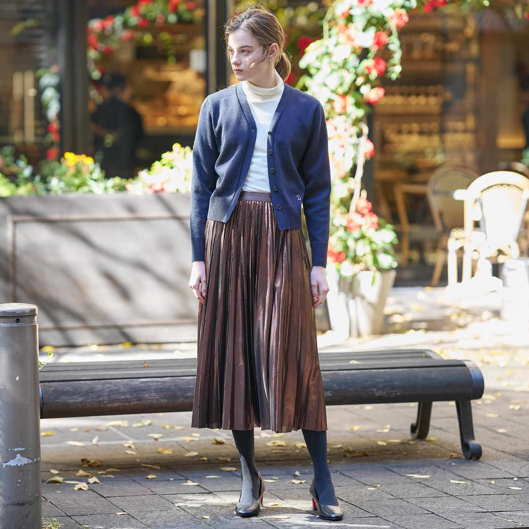 ドレステリア DRESSTERIOR ミラノリブカーディガン (ネイビー(094)) ネイビー(094)