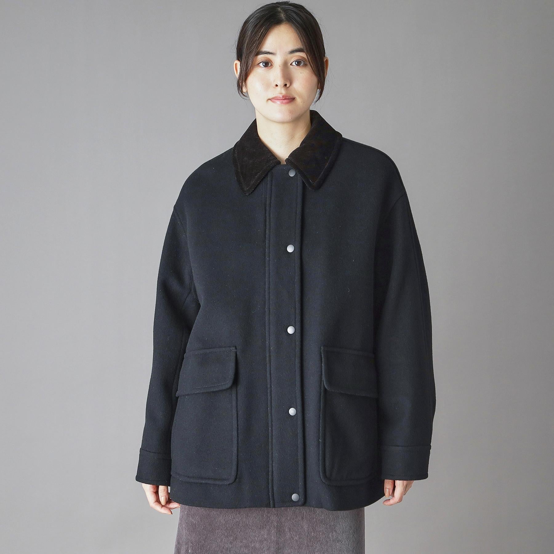 ドレステリア DRESSTERIOR ウールハンティングブルゾン (ブラック(019)) ブラック(019)