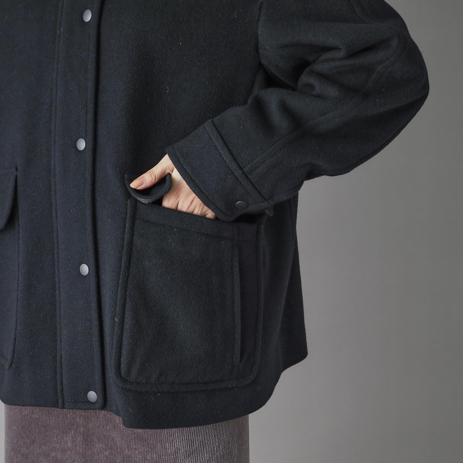 ドレステリア DRESSTERIOR ウールハンティングブルゾン (ブラック(019)) ブラック(019)