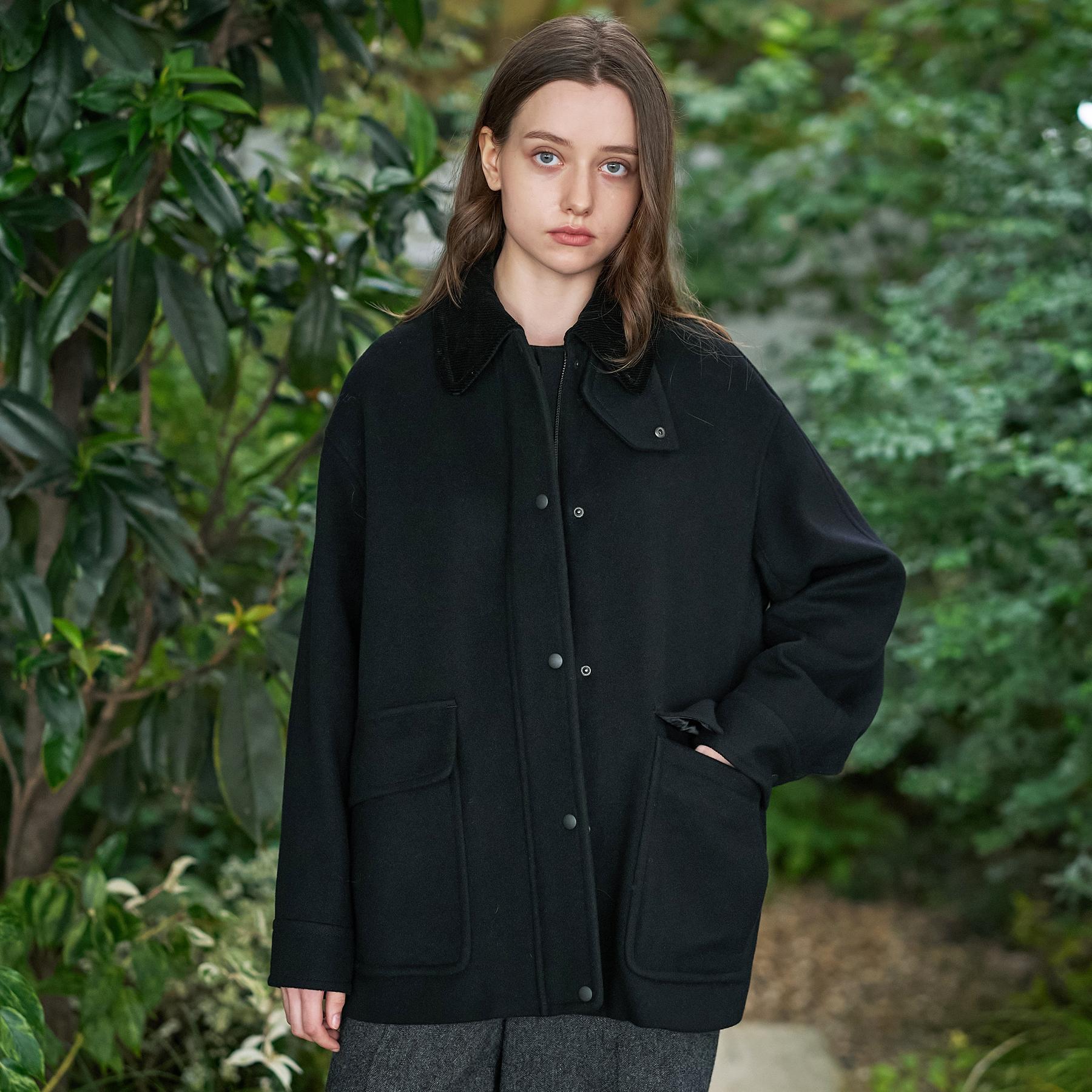 ドレステリア DRESSTERIOR ウールハンティングブルゾン (ブラック(019)) ブラック(019)