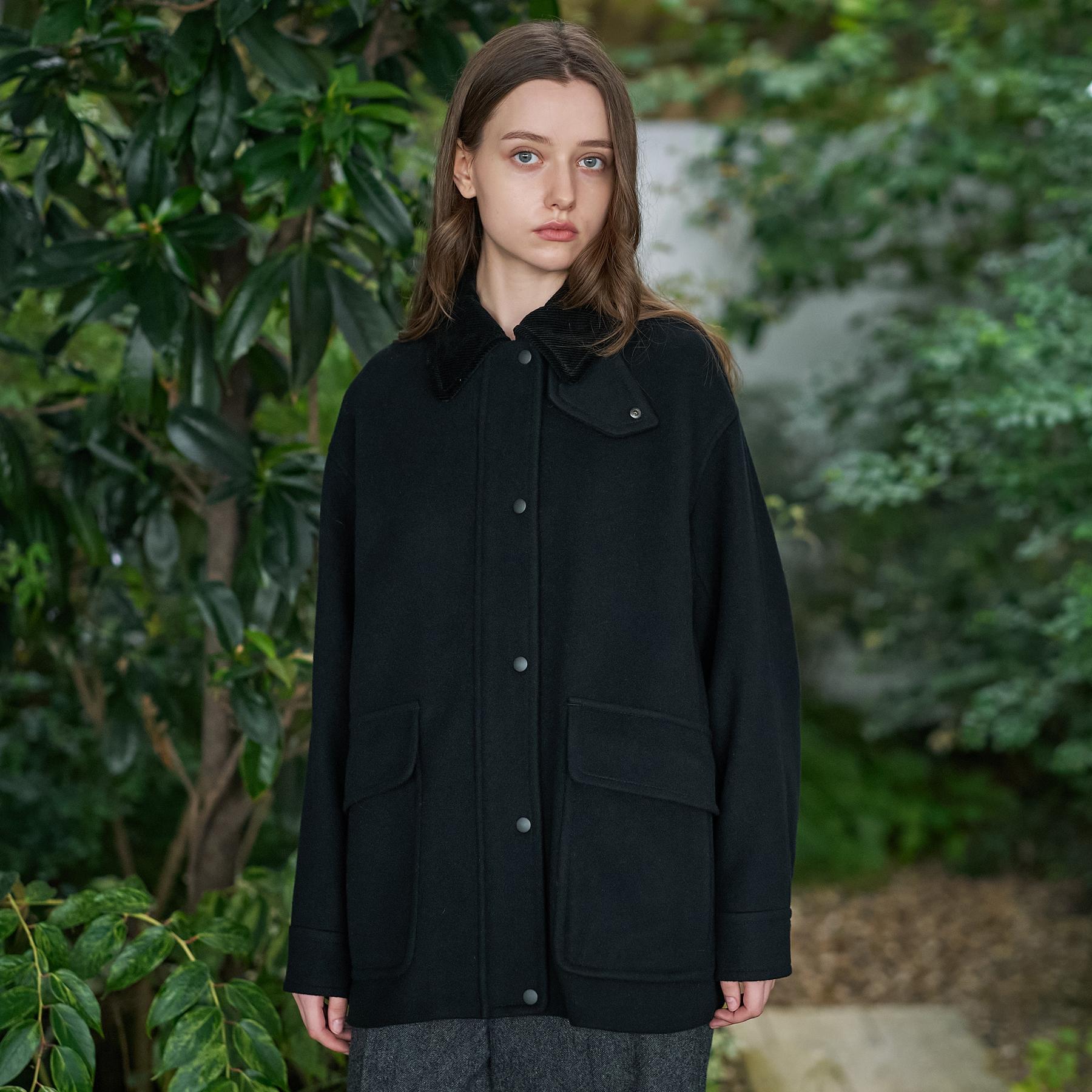 ドレステリア DRESSTERIOR ウールハンティングブルゾン (ブラック(019)) ブラック(019)