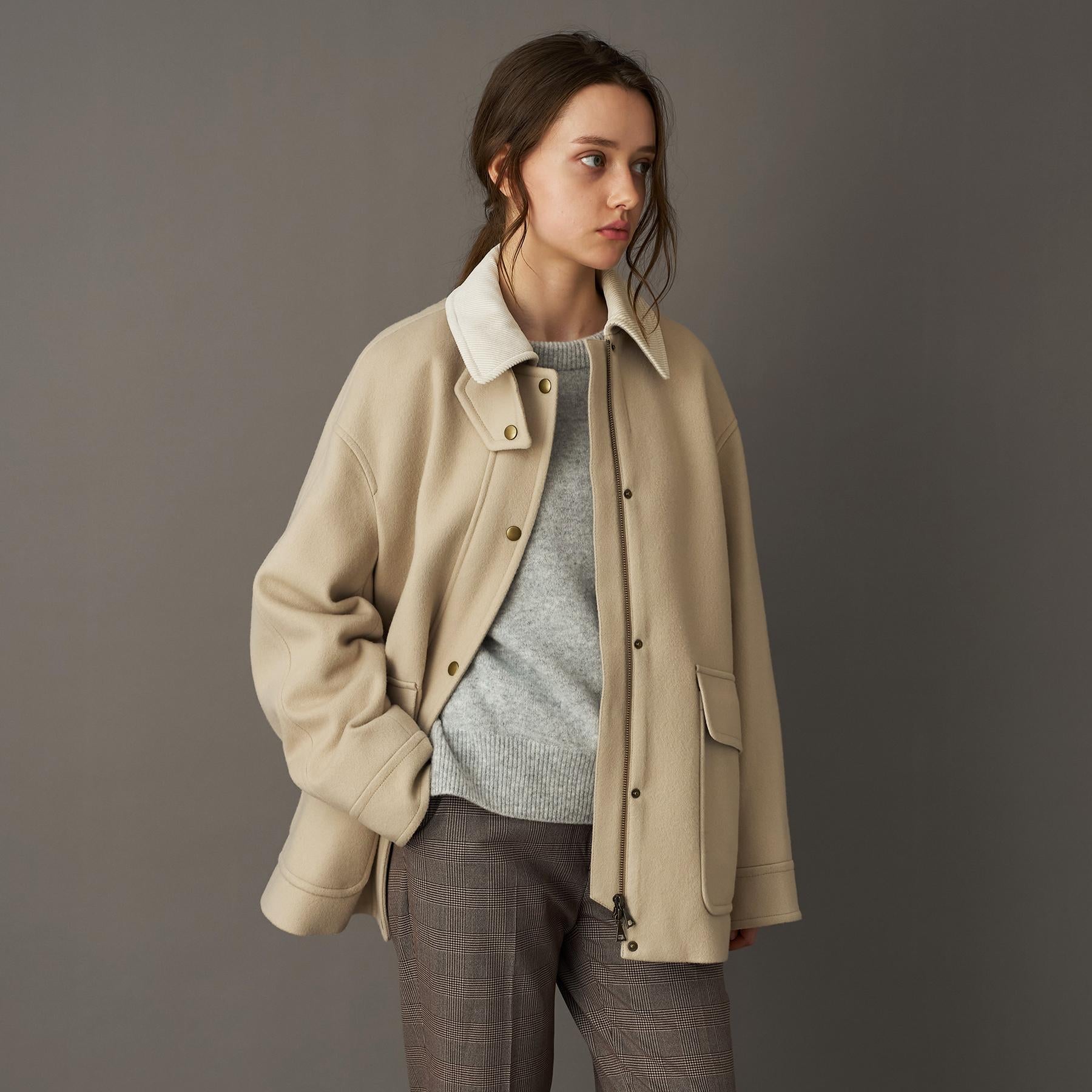 ドレステリア DRESSTERIOR ウールハンティングブルゾン (ブラック(019)) ブラック(019)