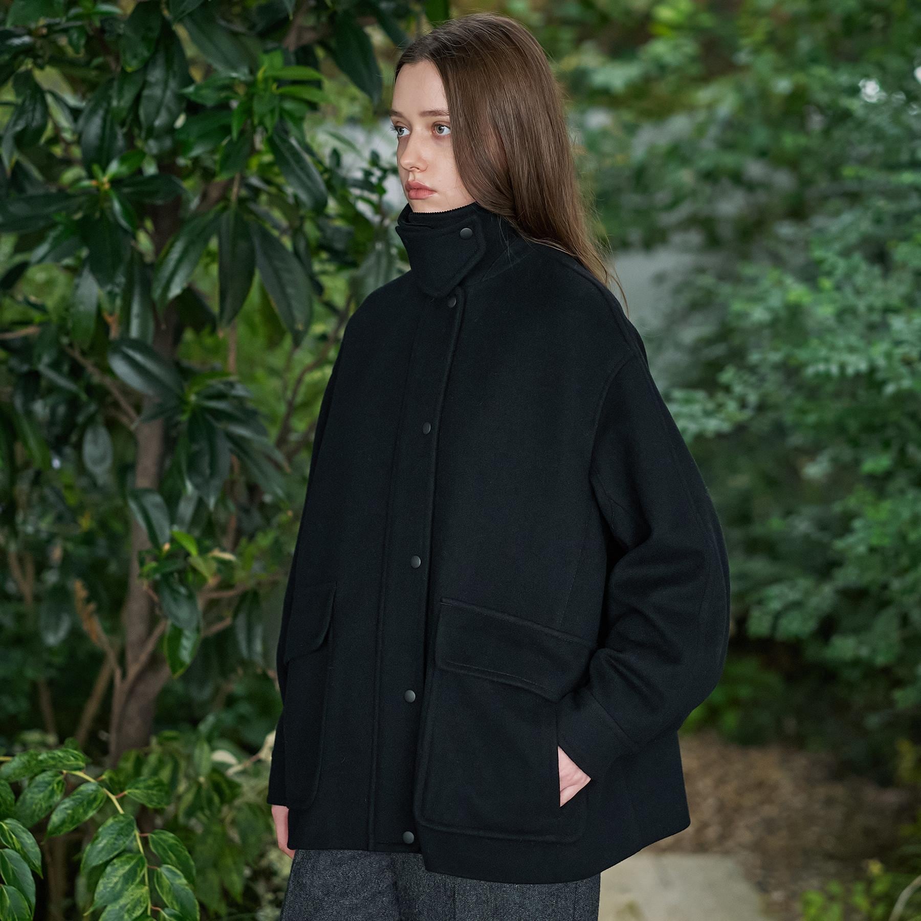 ドレステリア DRESSTERIOR ウールハンティングブルゾン (ブラック(019)) ブラック(019)