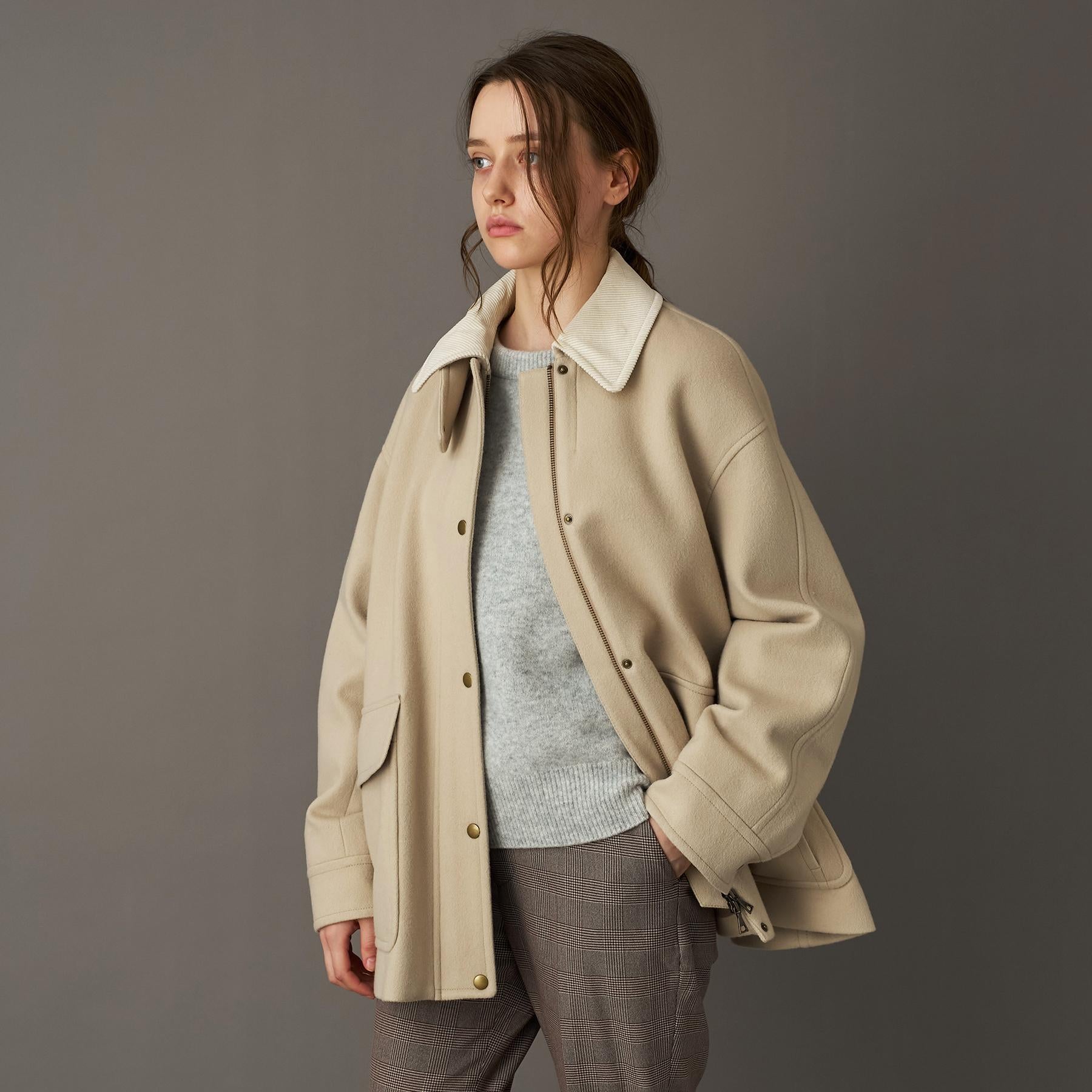 ドレステリア DRESSTERIOR ウールハンティングブルゾン (ブラック(019)) ブラック(019)